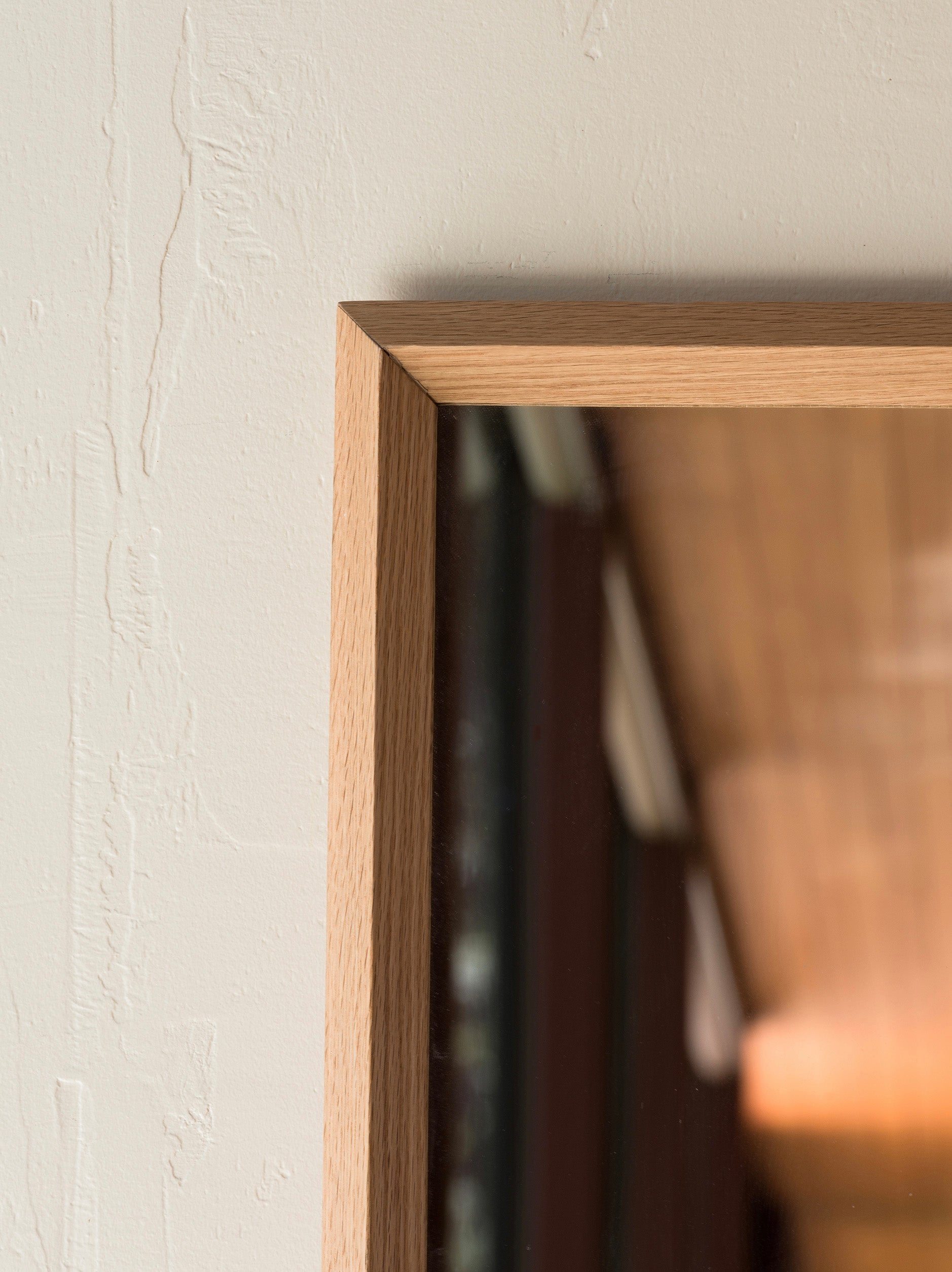 Pitch Full Length Mirror Oak / One Size