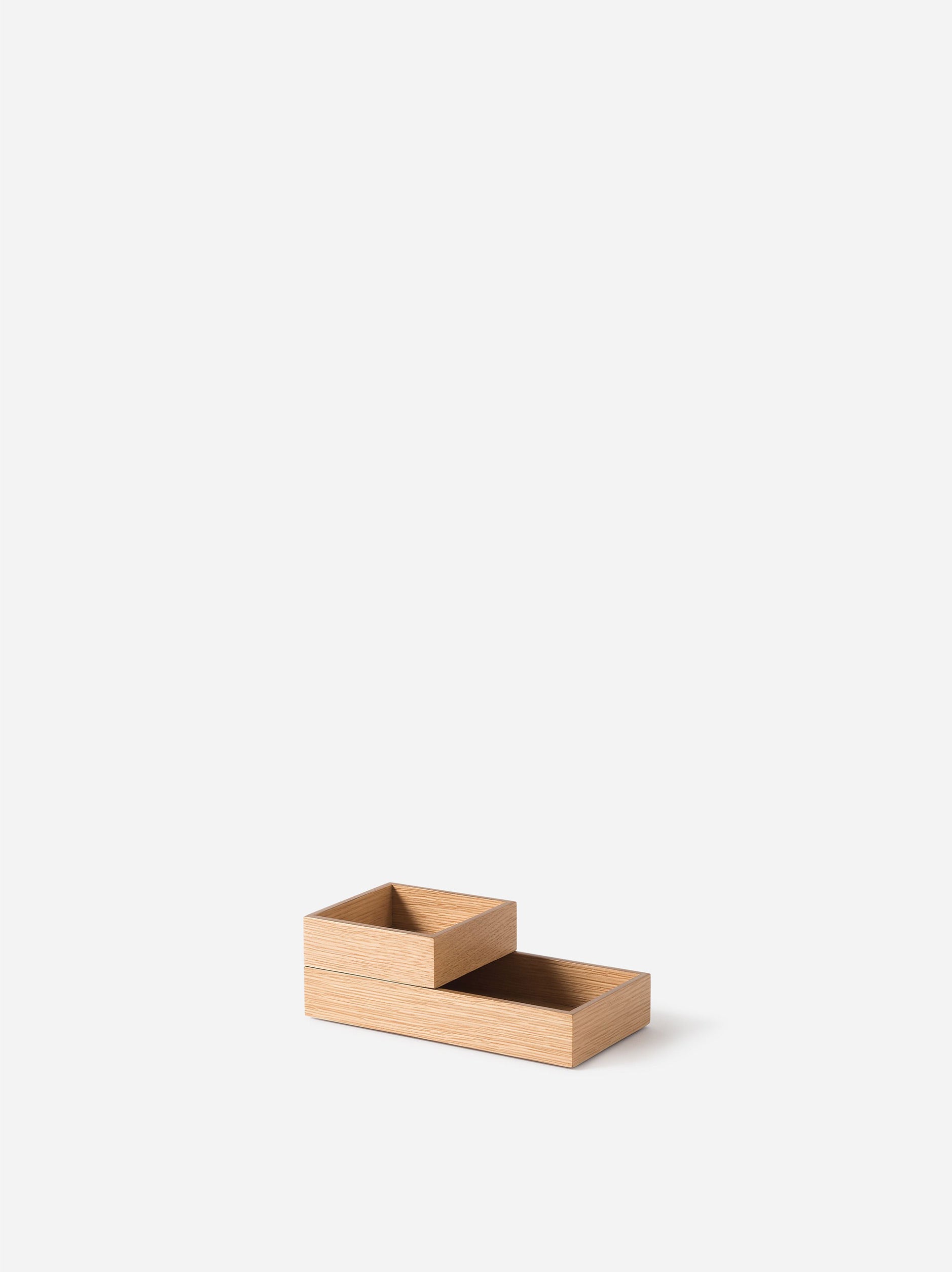 Oku Office Lid/Tray Natural Oak / Small