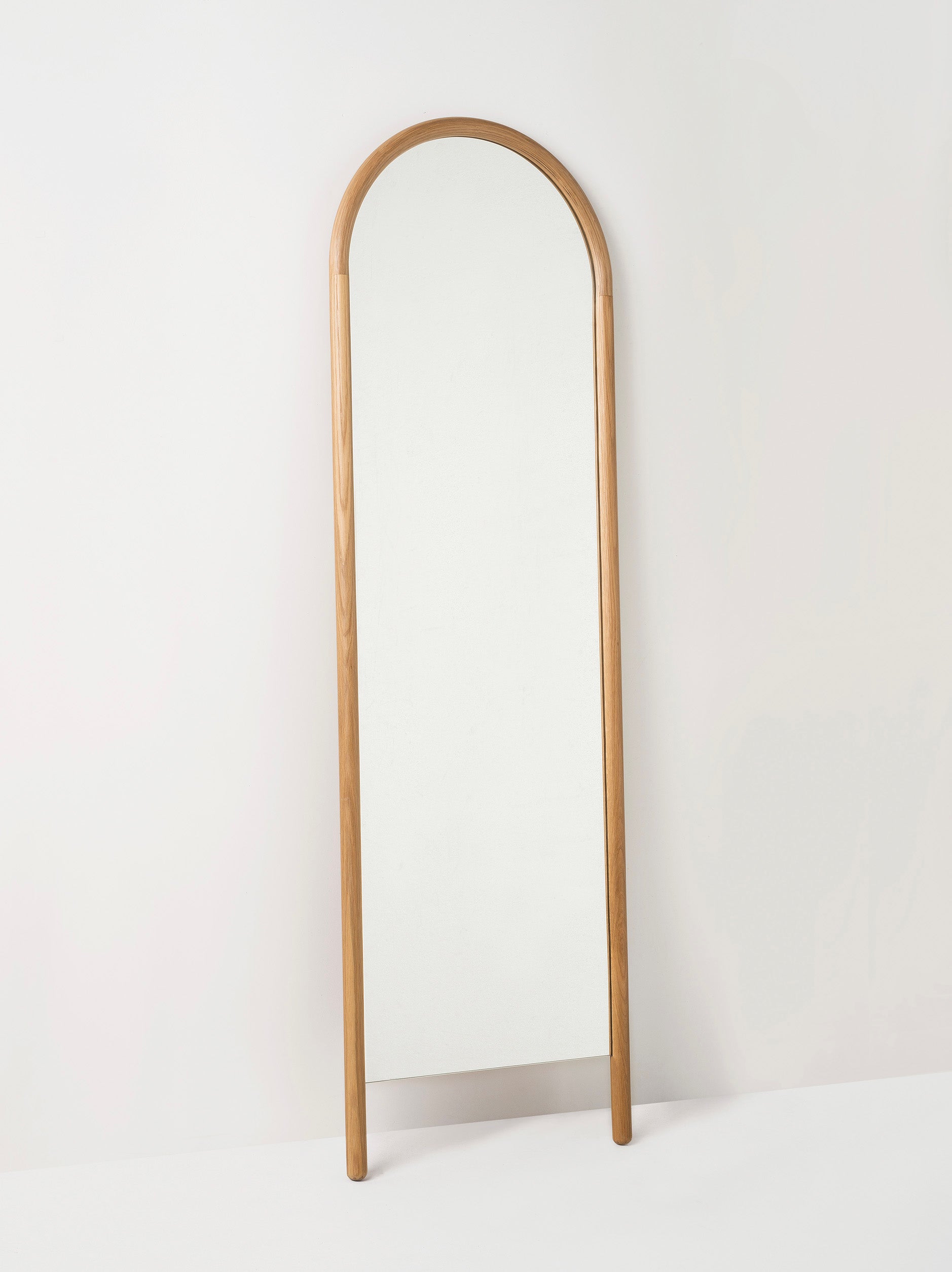 Arc Full Length Mirror Oak / Narrow