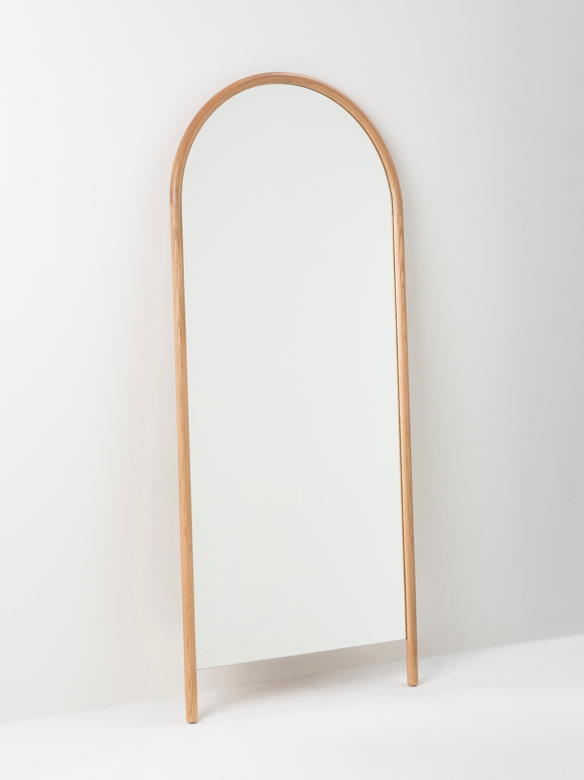 Arc Full Length Mirror Oak / Wide