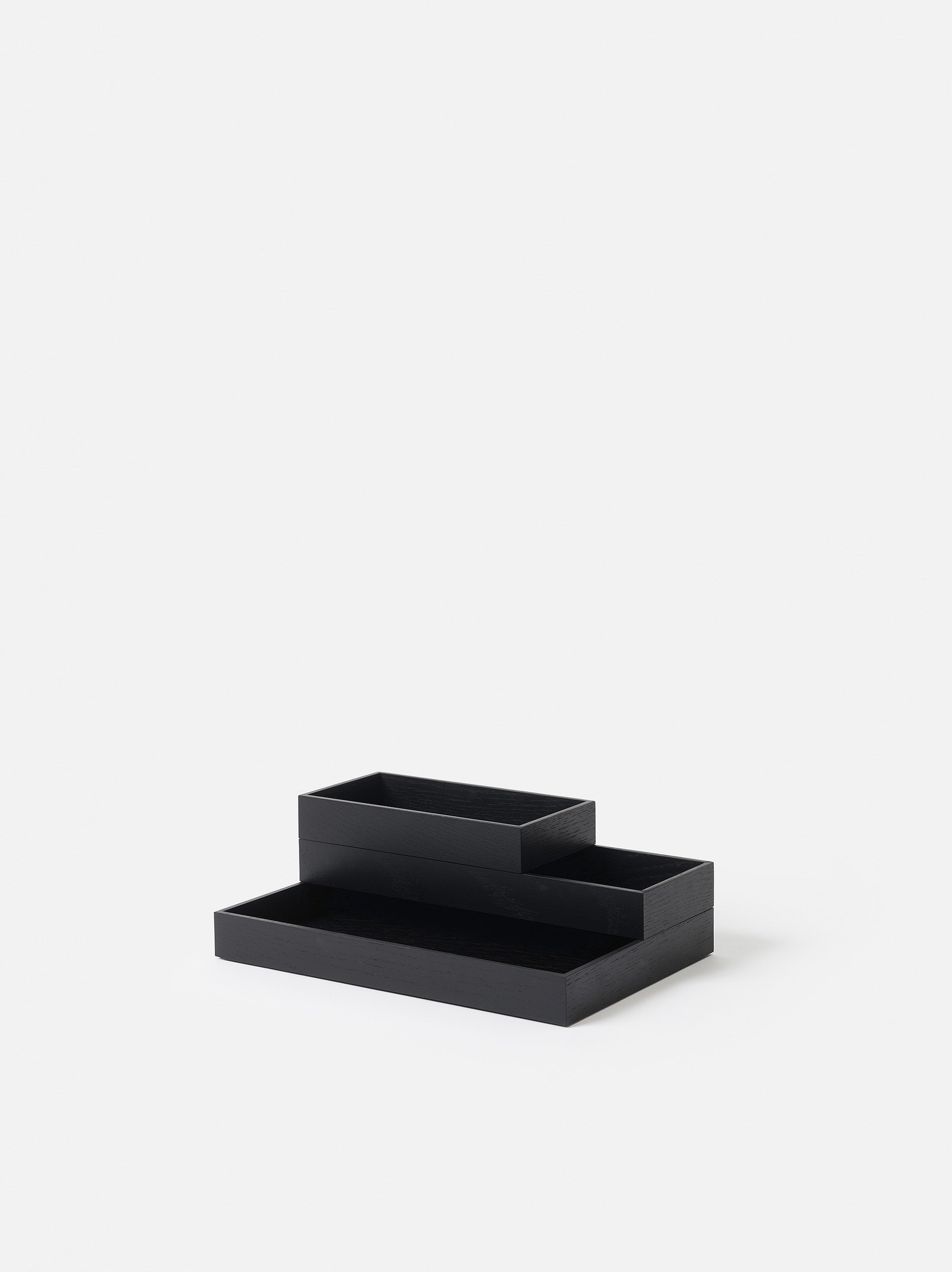 Oku Office Lid/Tray Black / Large
