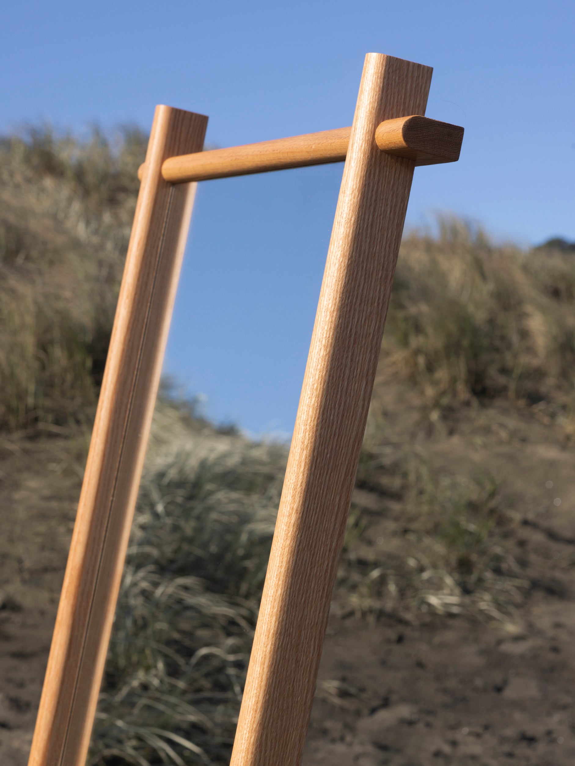 Lap Mirror Oak / Large