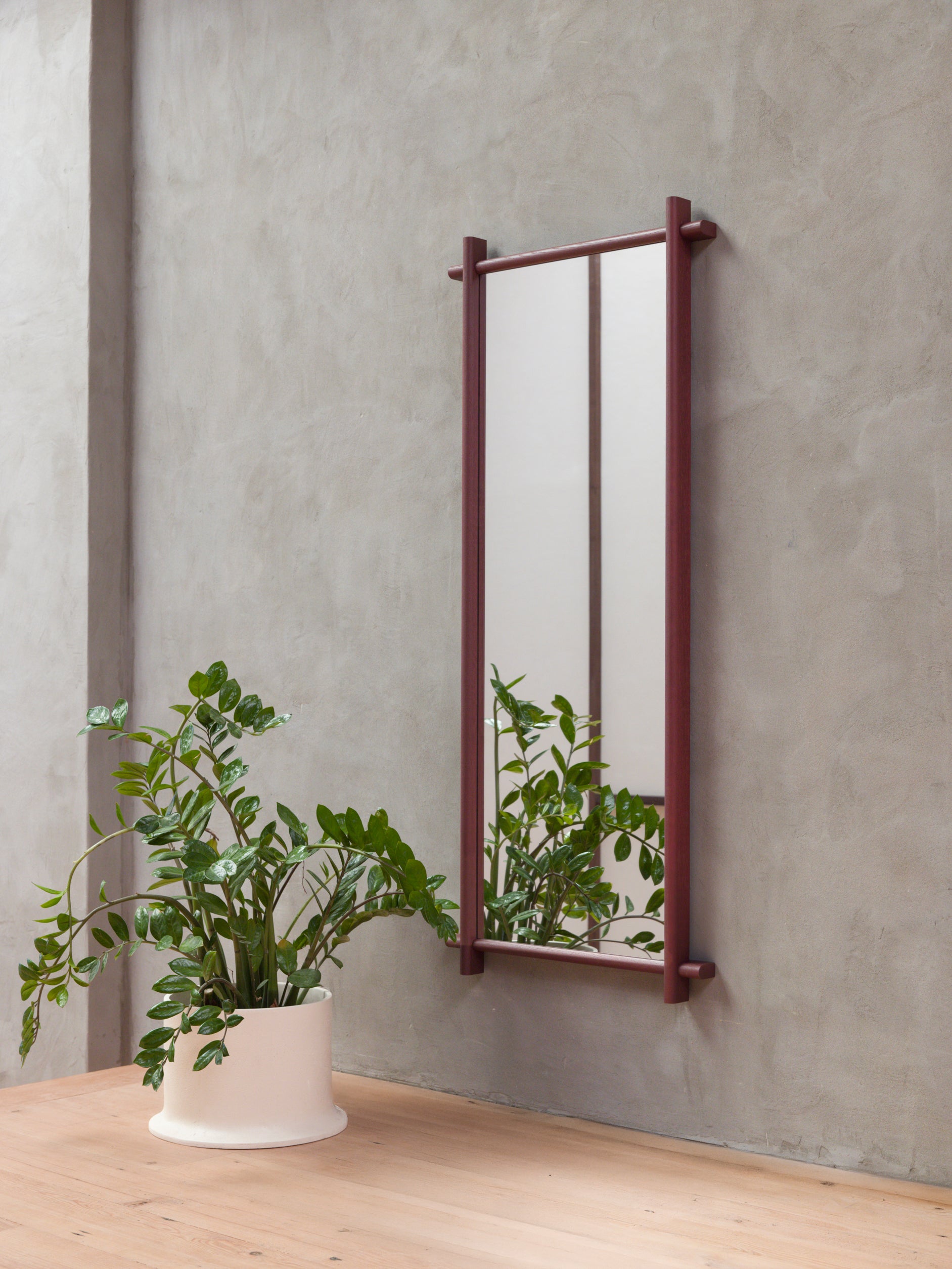 Lap Mirror Plum / Large