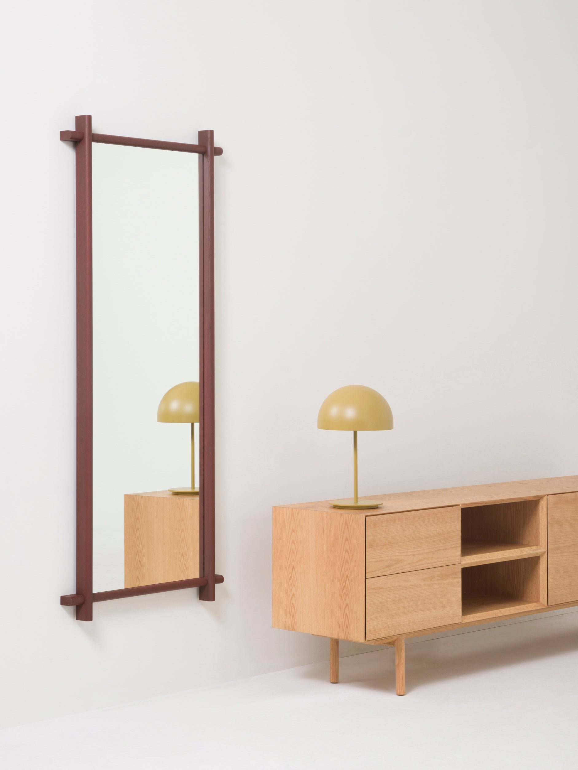 Lap Mirror Plum / Large