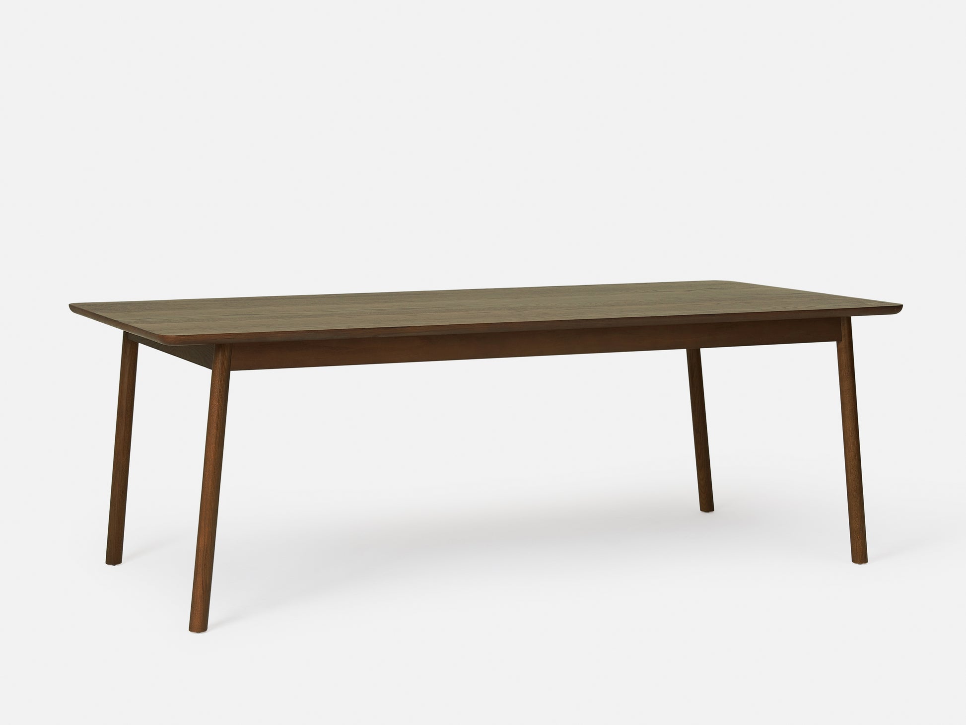 Radial Dining Table Smoked Oak / 2.4m