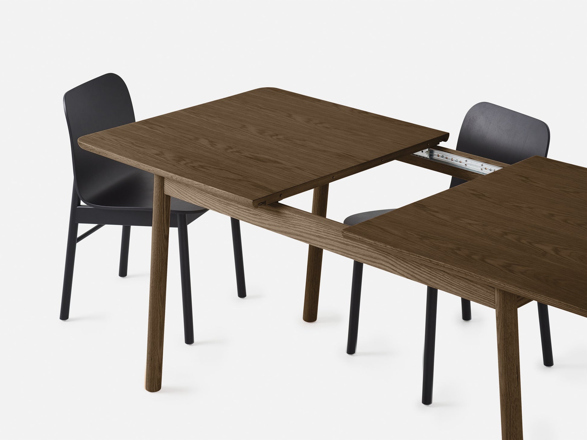 Radial Extendable Table Smoked Oak / One Size