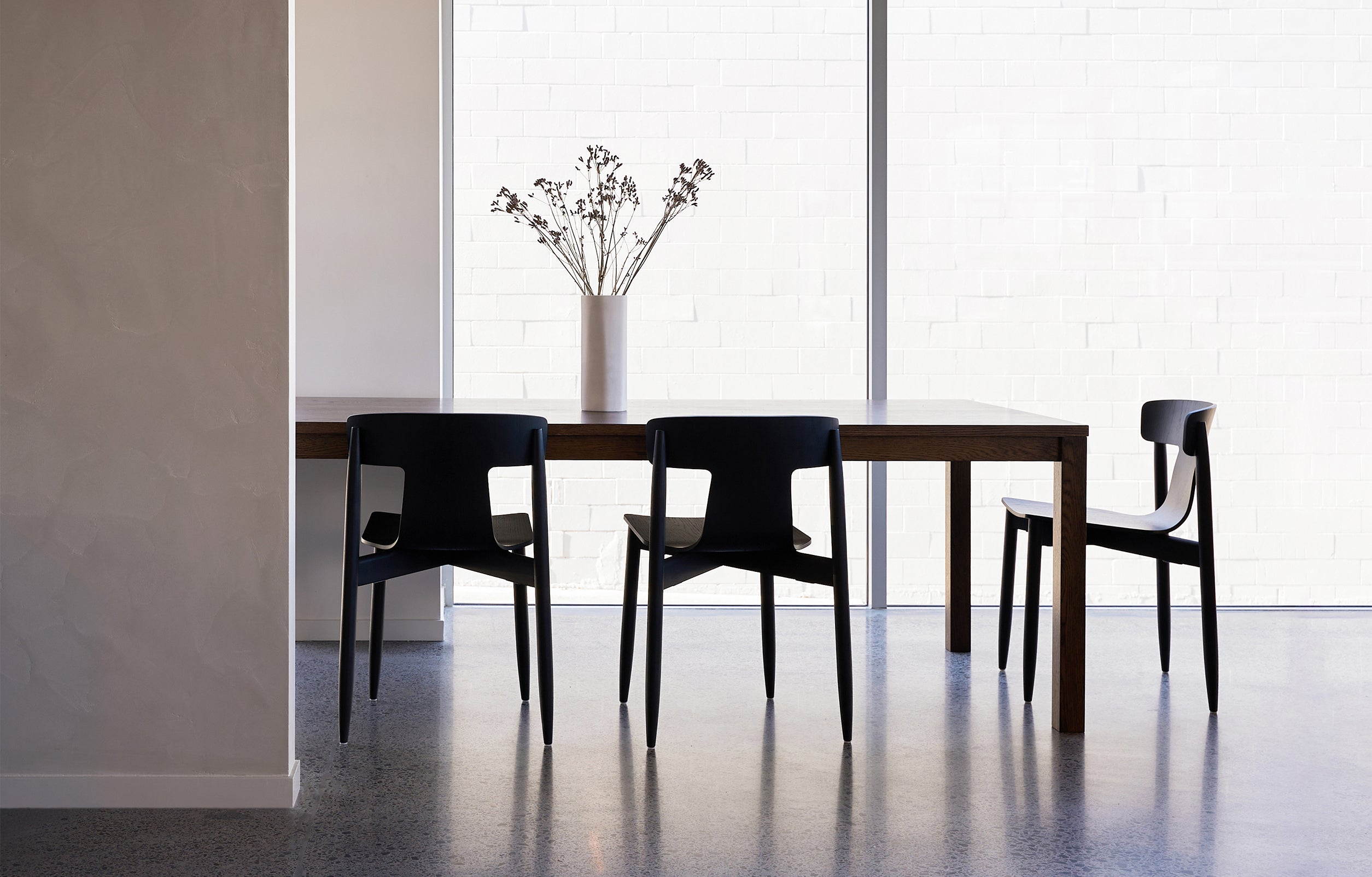 365 Dining Table Dark Oak / 230x100x73cmh