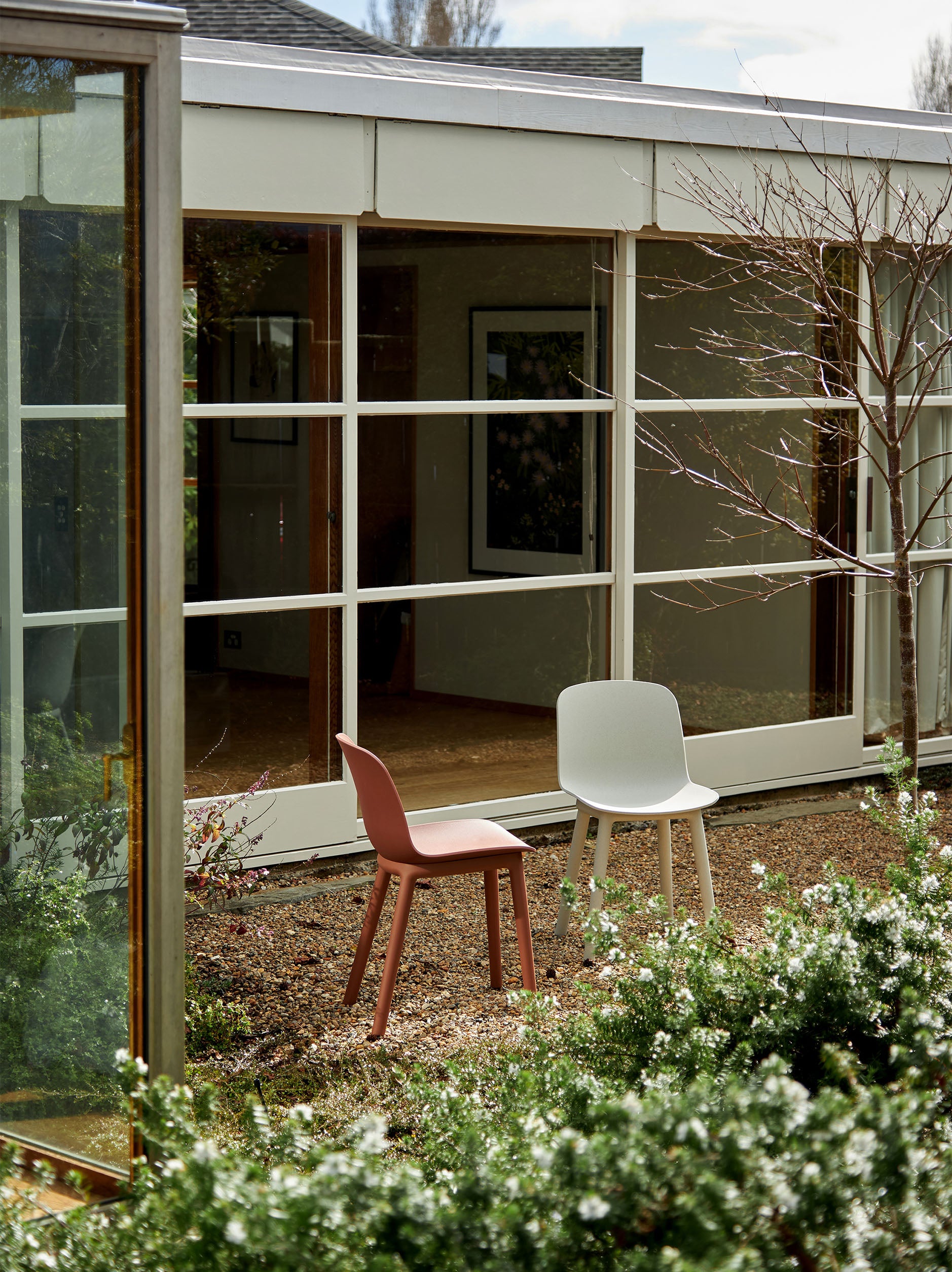 Acre Chair Eco Plastic Brick Red / One Size