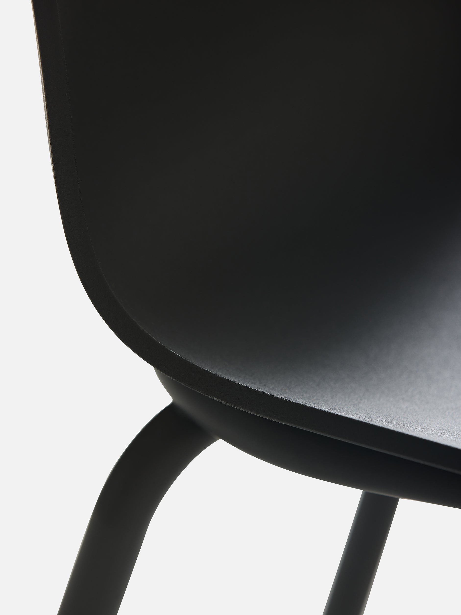 Acre Chair w/ Metal Base Black/Black / One Size