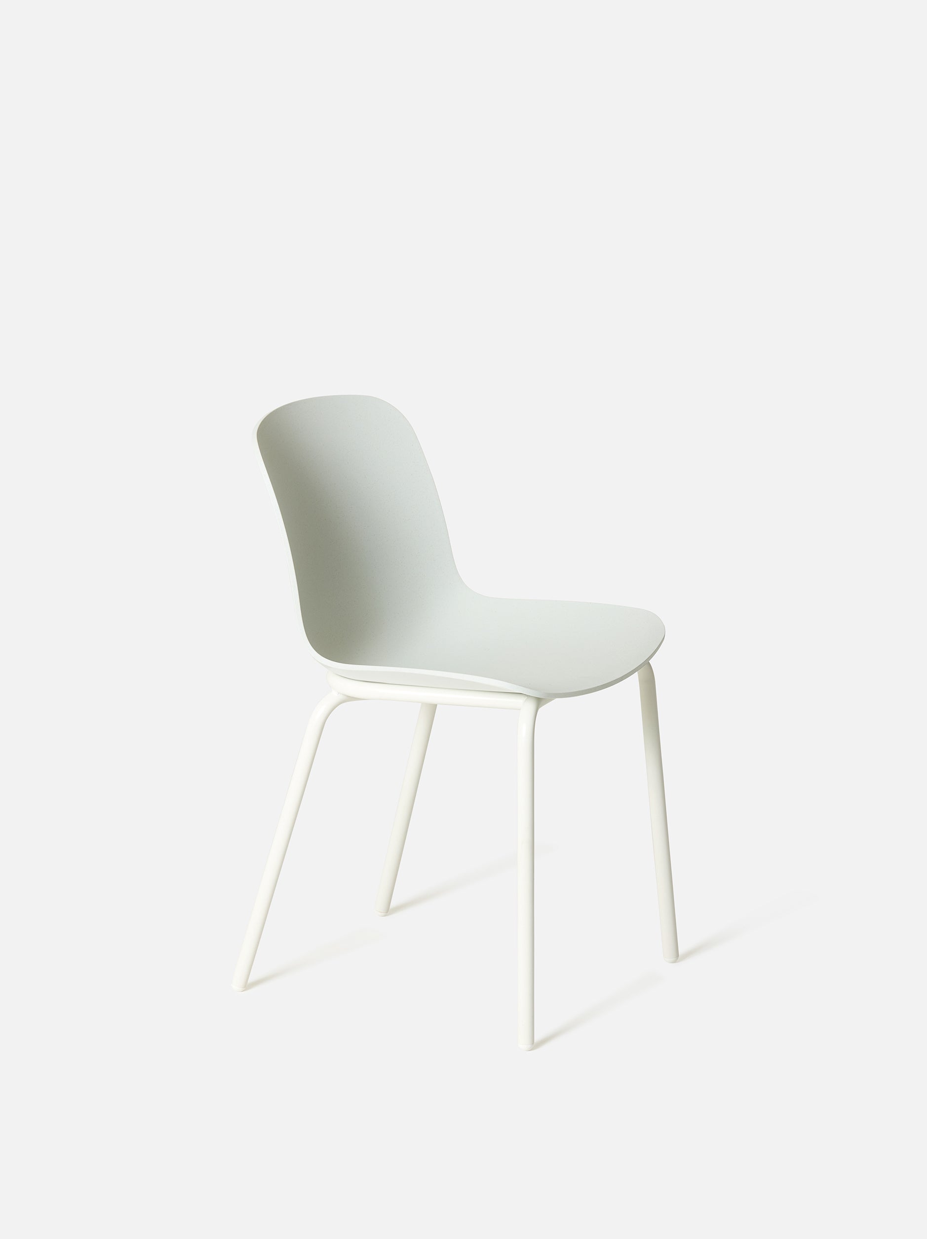 Acre Chair w/ Metal Base Natural/White / One Size