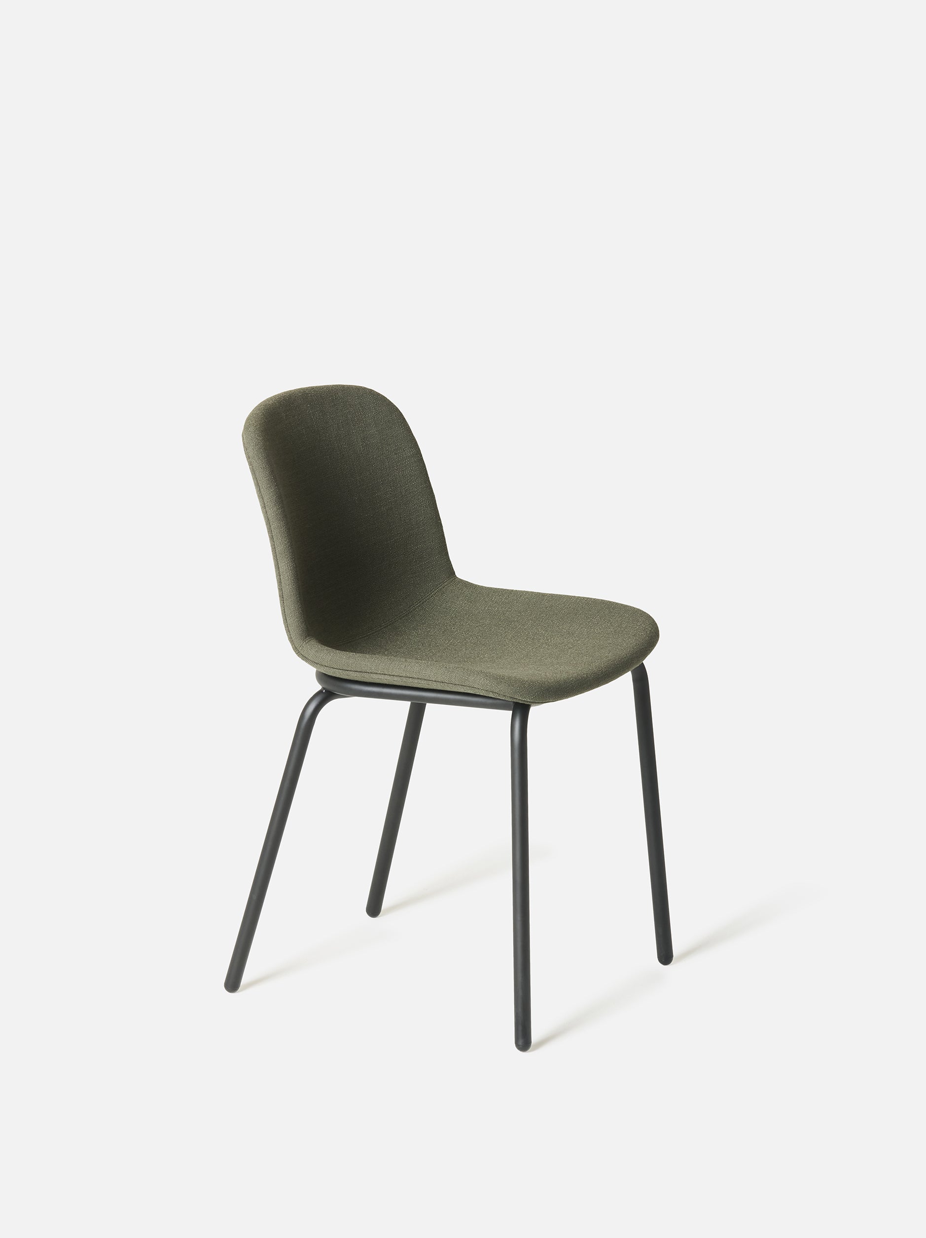Acre Chair Upholstered Seat w/ Metal Base Olive/Black / One Size