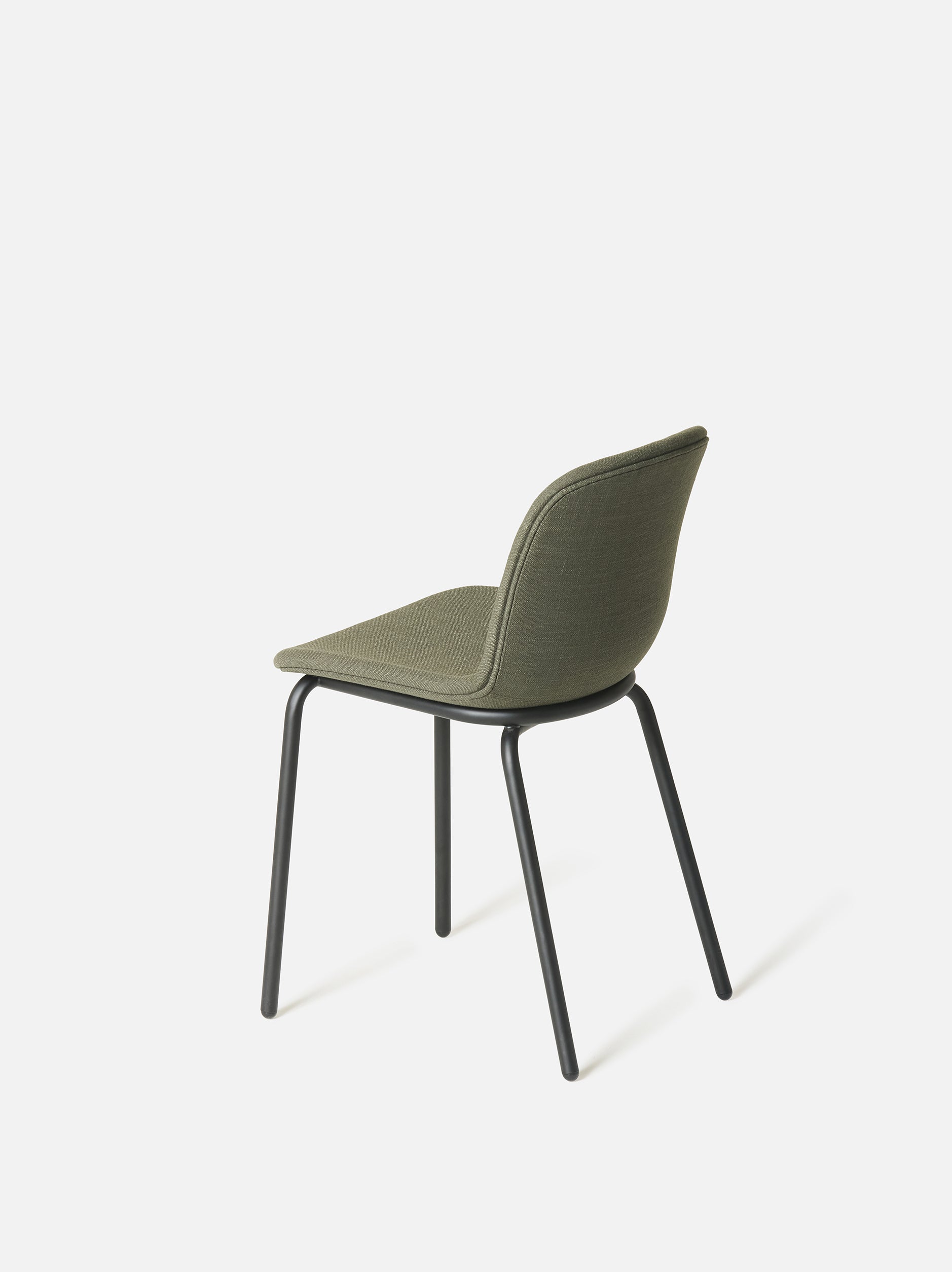 Acre Chair Upholstered Seat w/ Metal Base Olive/Black / One Size