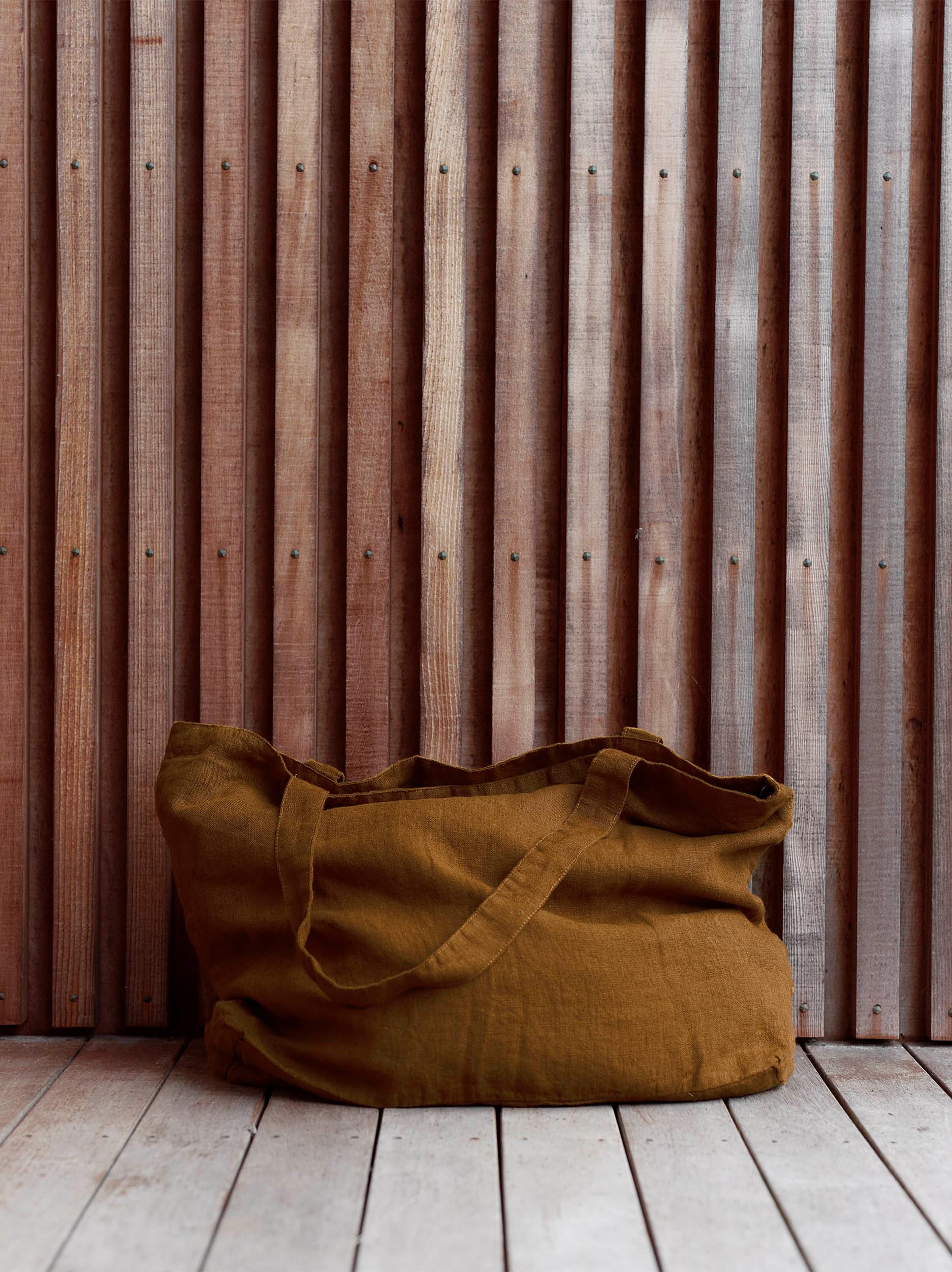 Market Bag Bronze / 60x13x40cmh