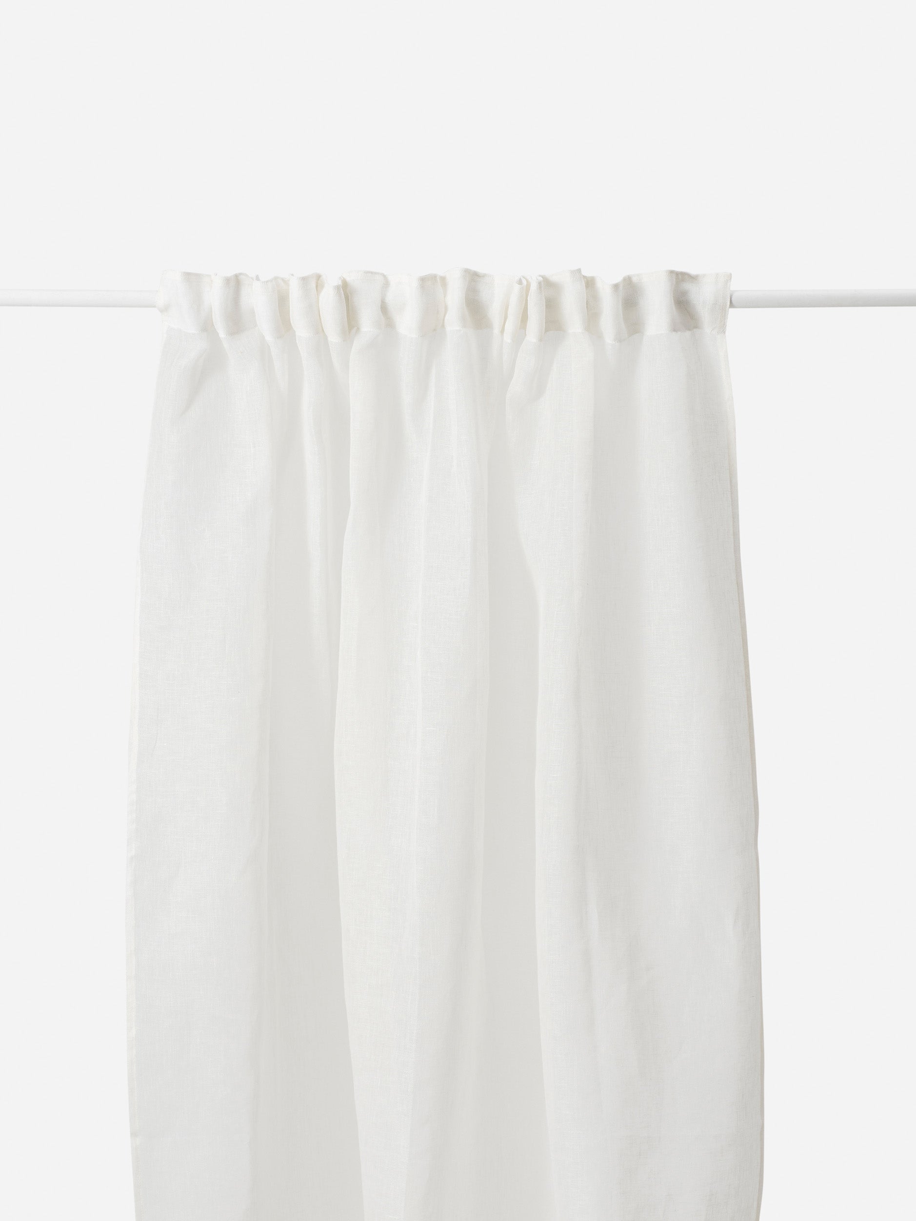 Linen Voile Curtain Ecru / Small