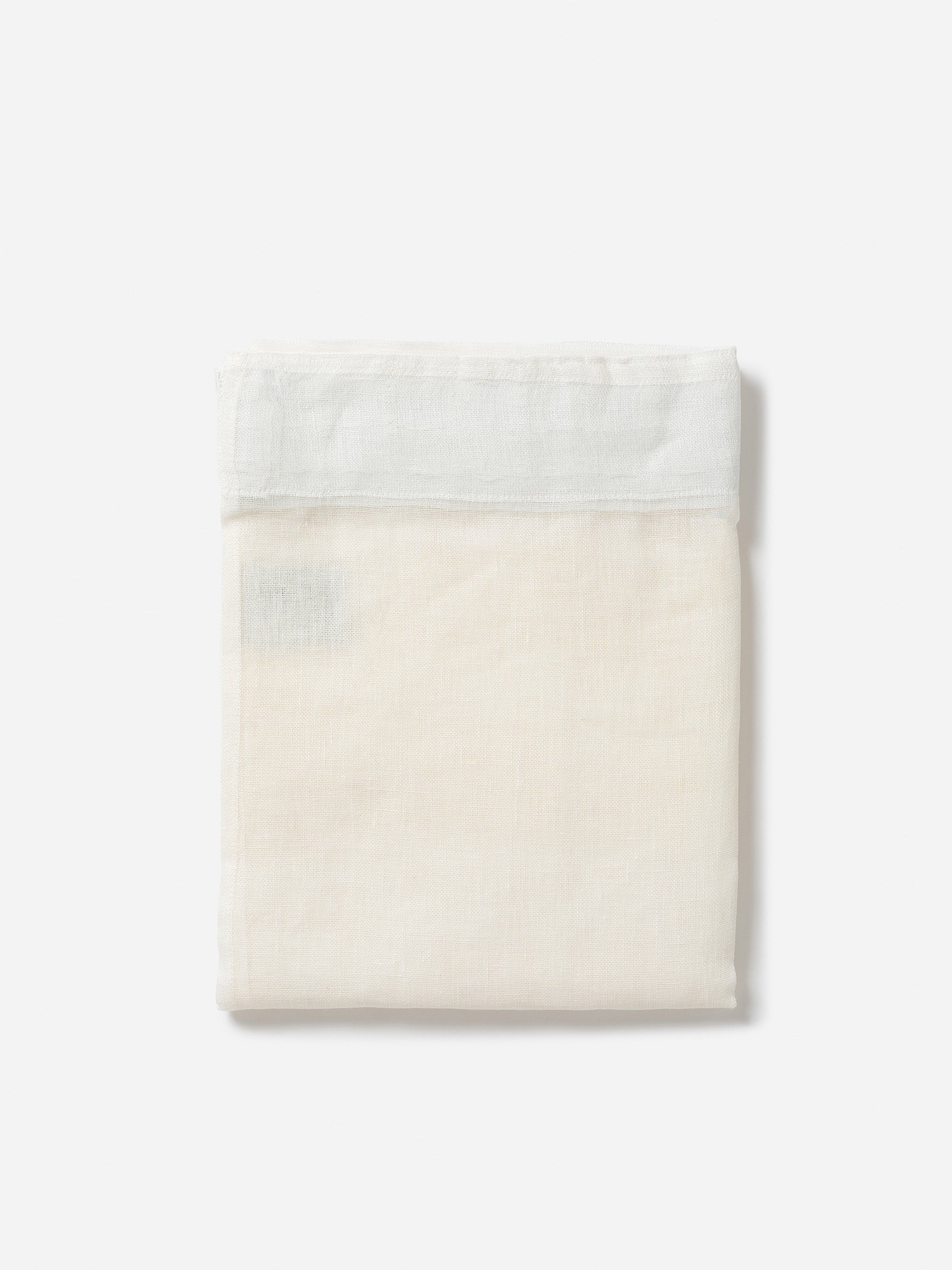 Linen Voile Curtain Ecru / Small