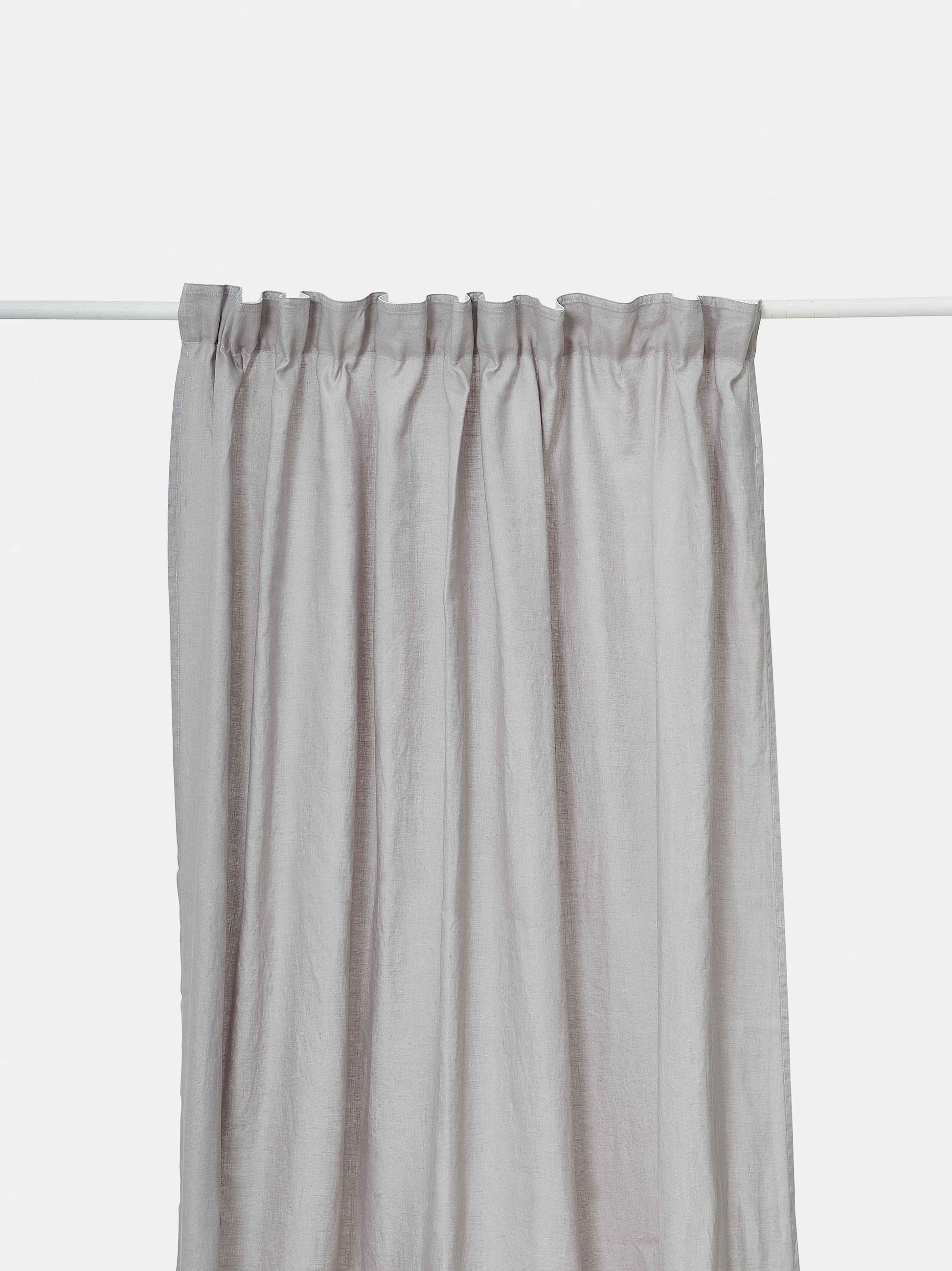 Washed Linen Curtain Grey / Small