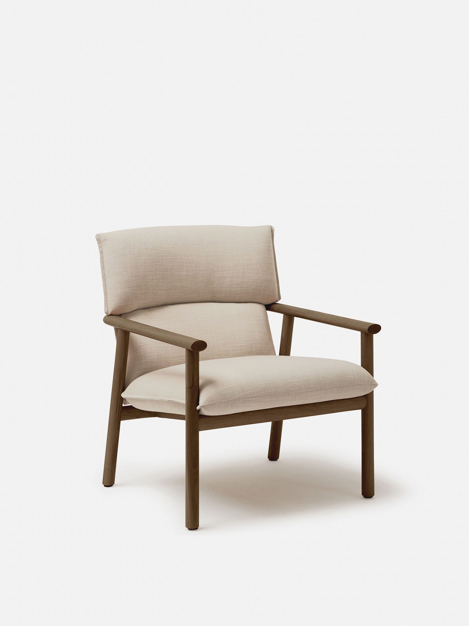 Label Armchair High Oak/Ecru / High