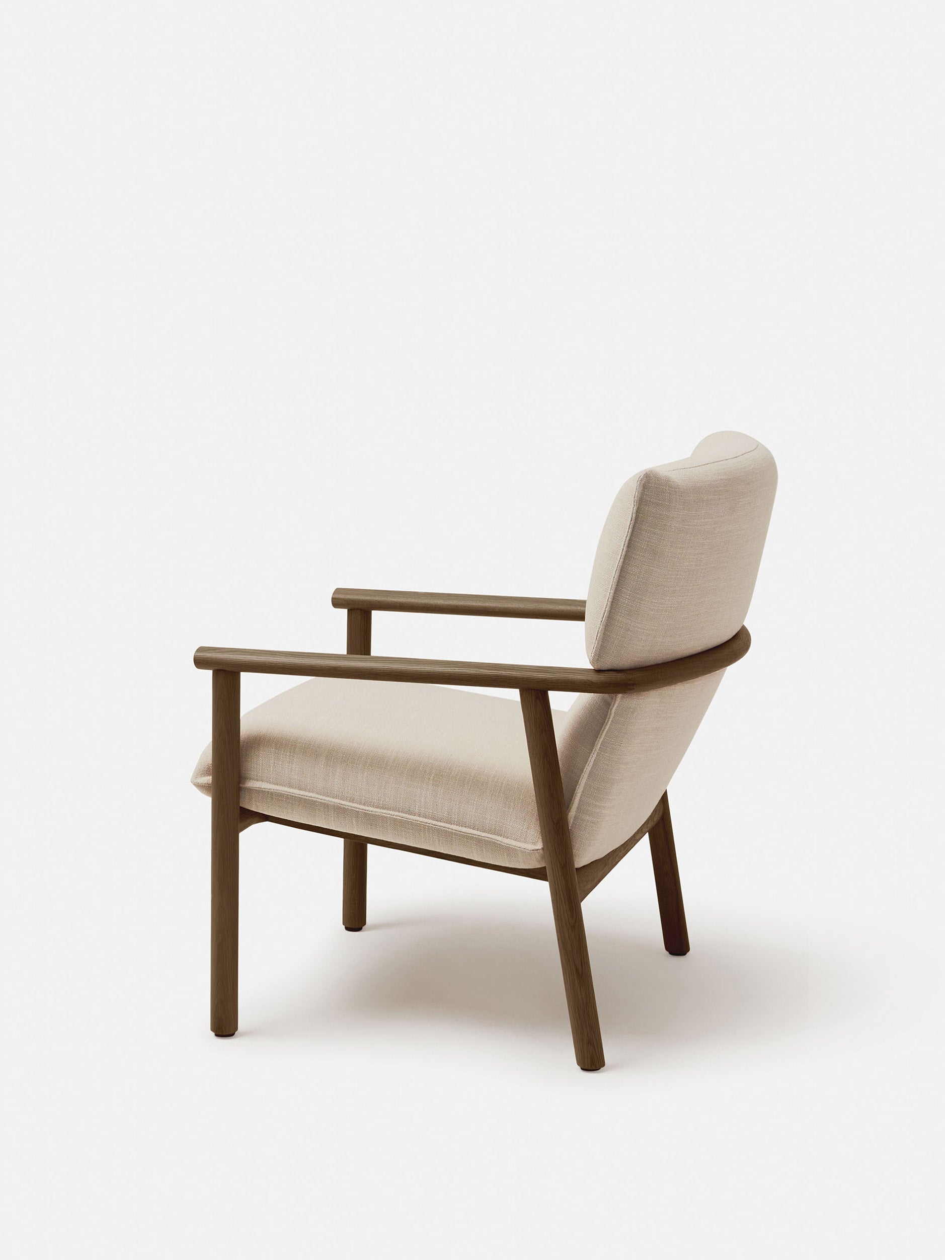 Label Armchair High Oak/Ecru / High