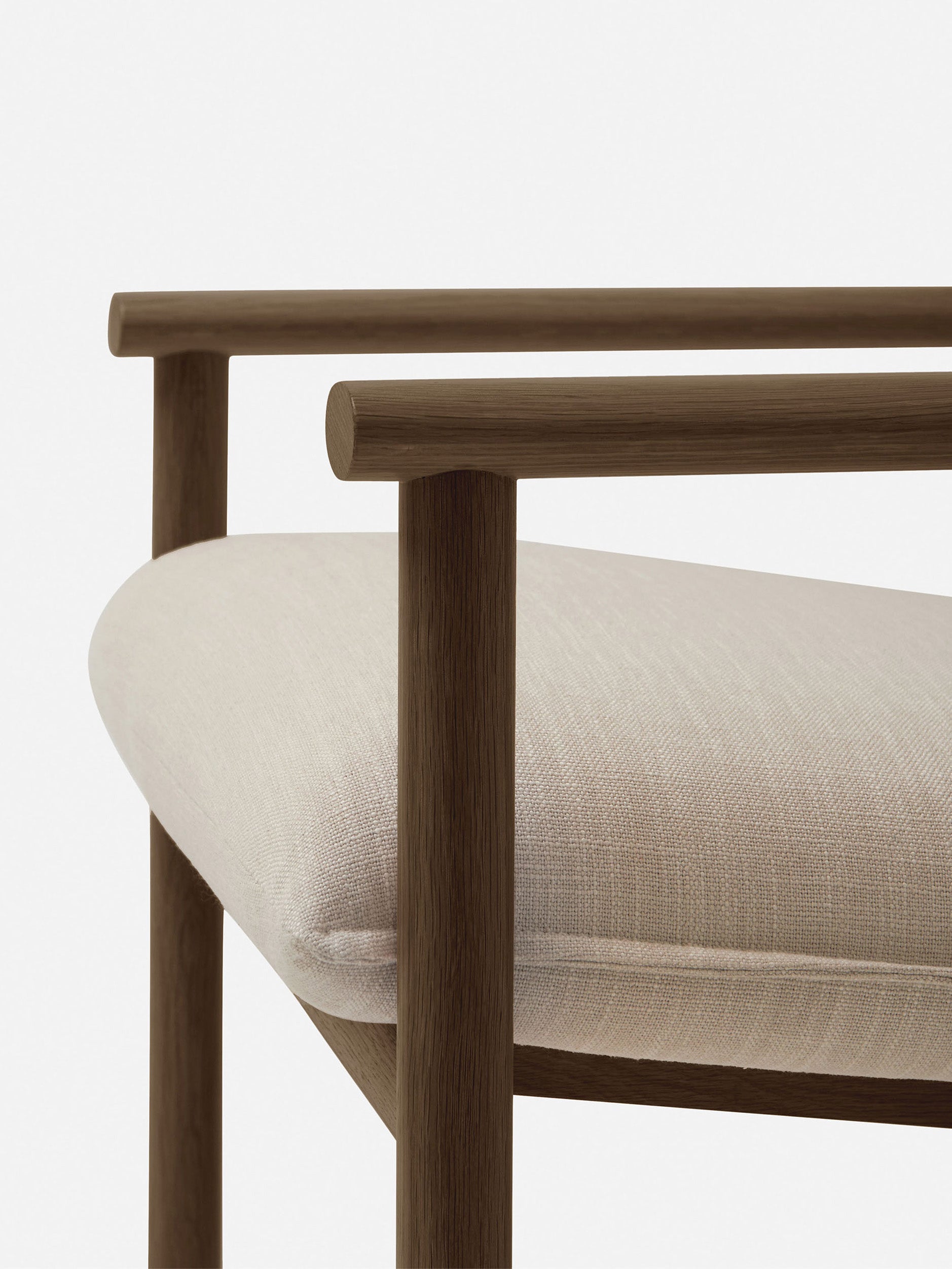 Label Armchair High Oak/Ecru / High