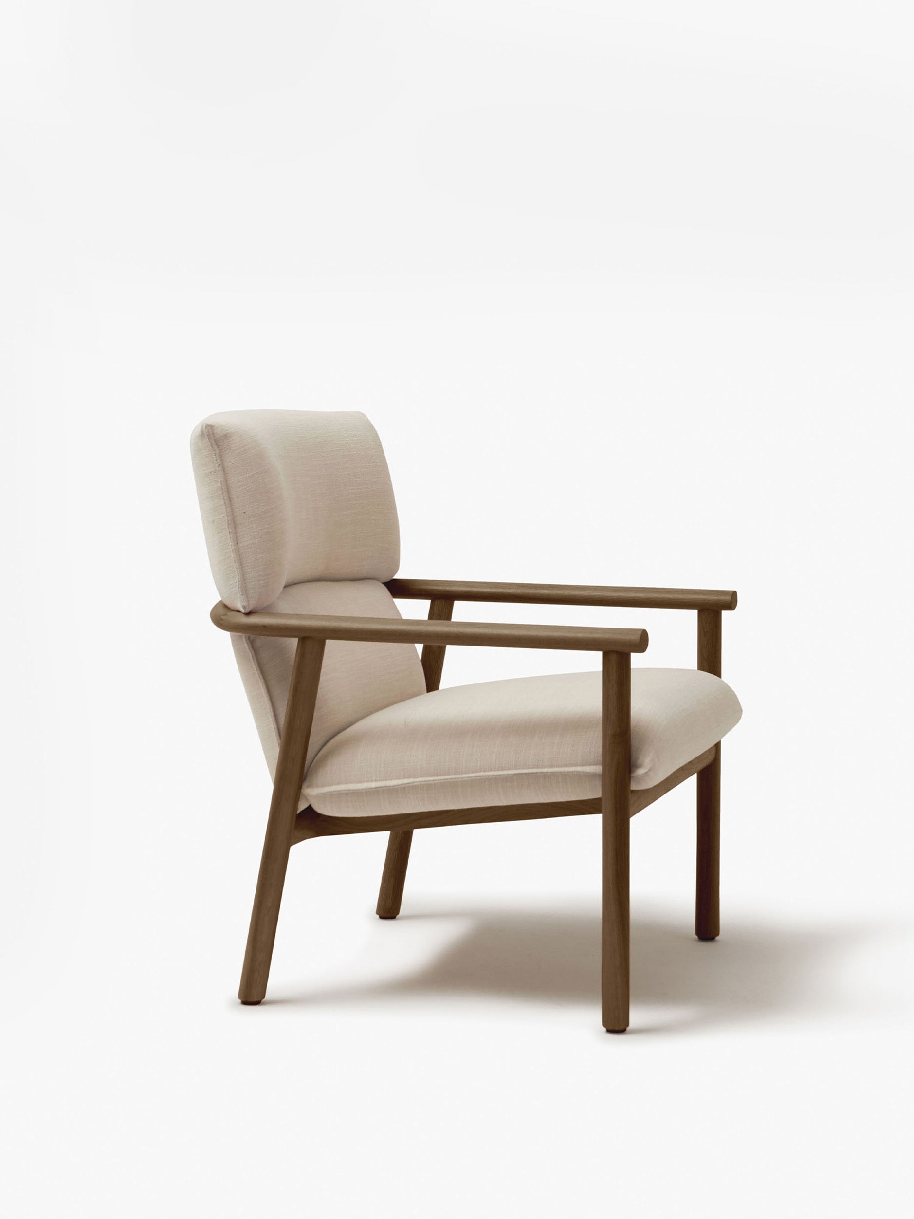 Label Armchair High Oak/Ecru / High