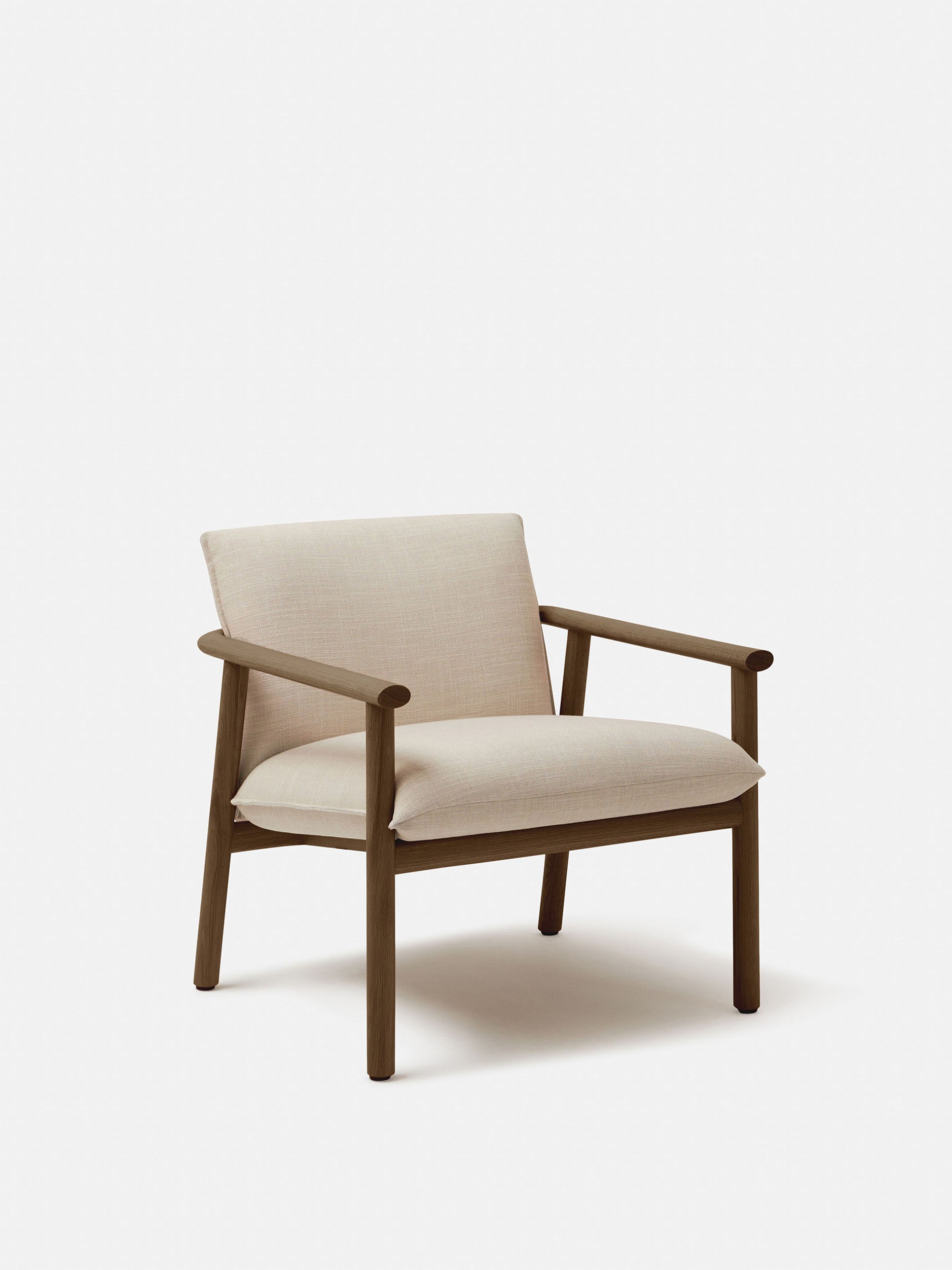 Label Armchair Low Oak/Ecru / Low