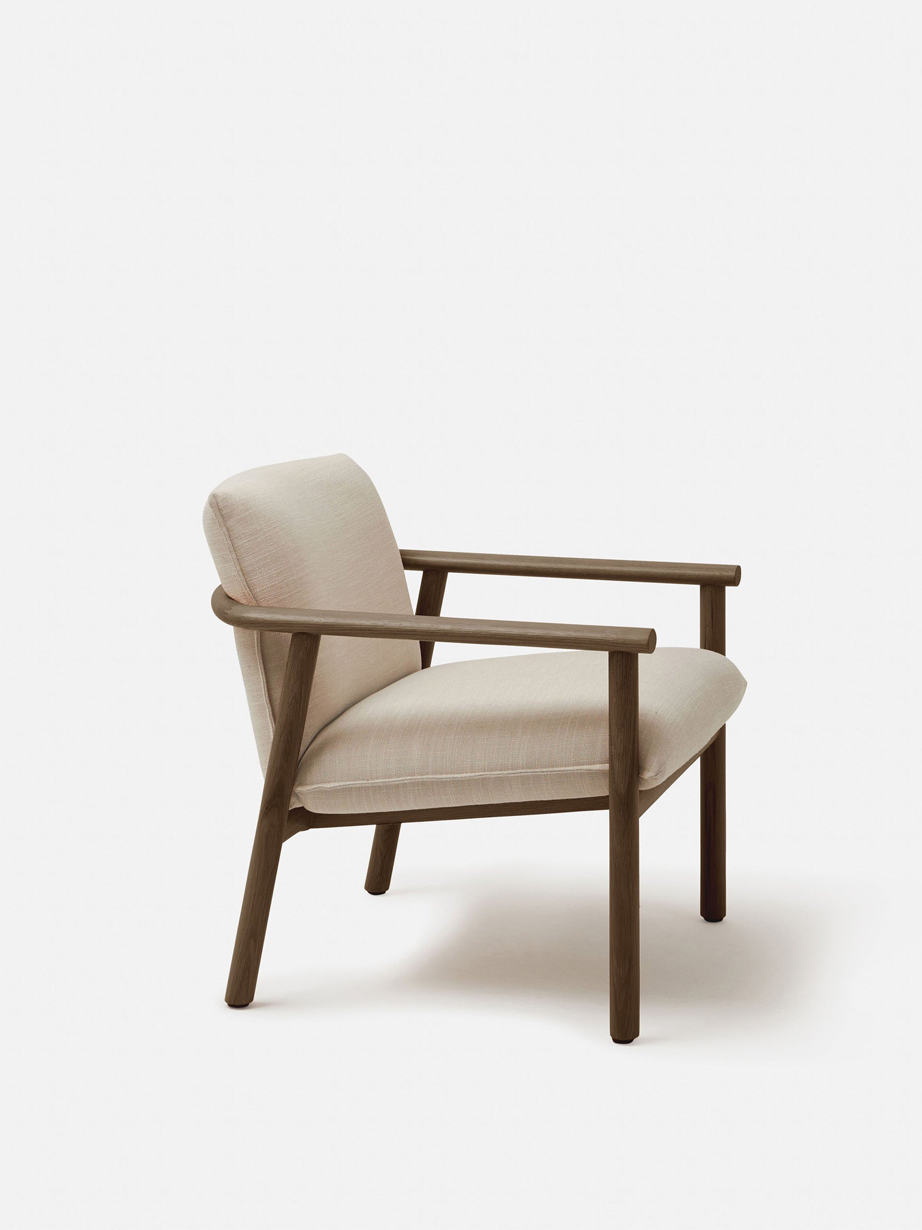Label Armchair Low Oak/Ecru / Low