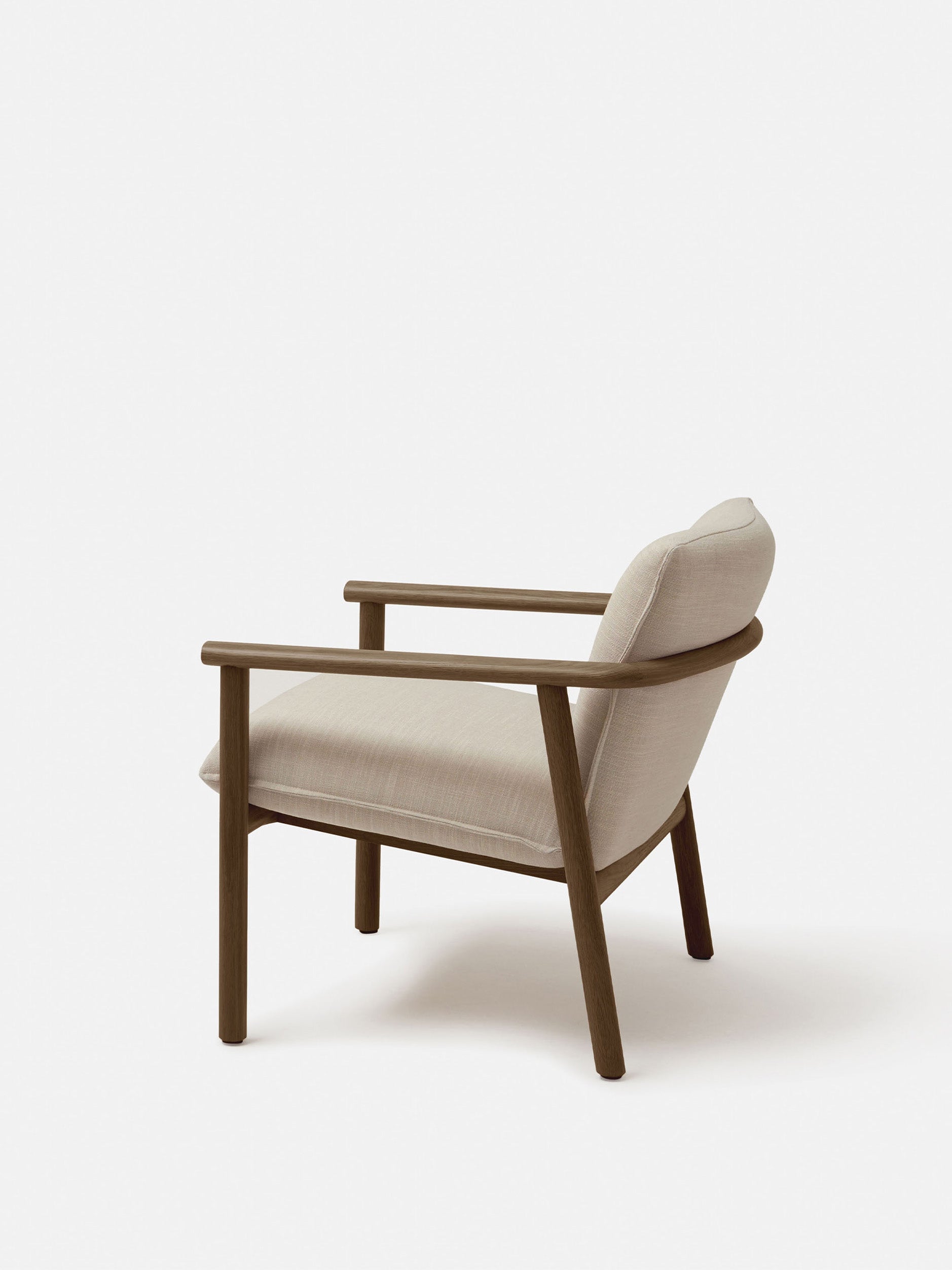 Label Armchair Low Oak/Ecru / Low