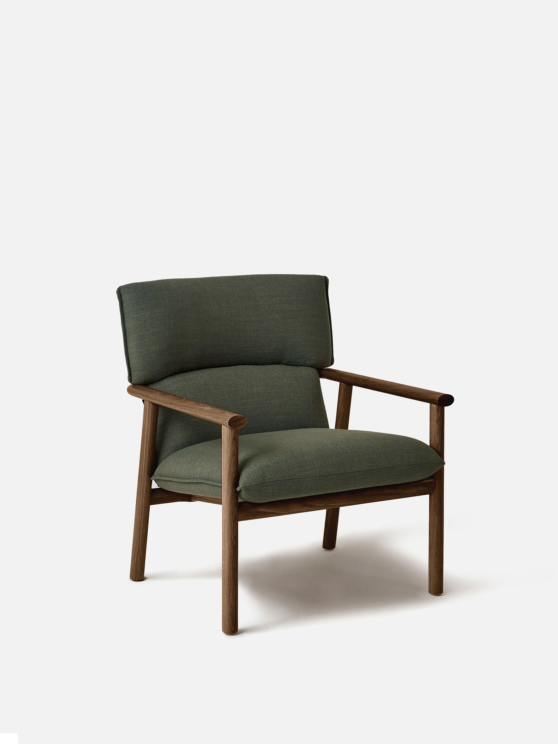 Label Armchair High Oak/Olive / High