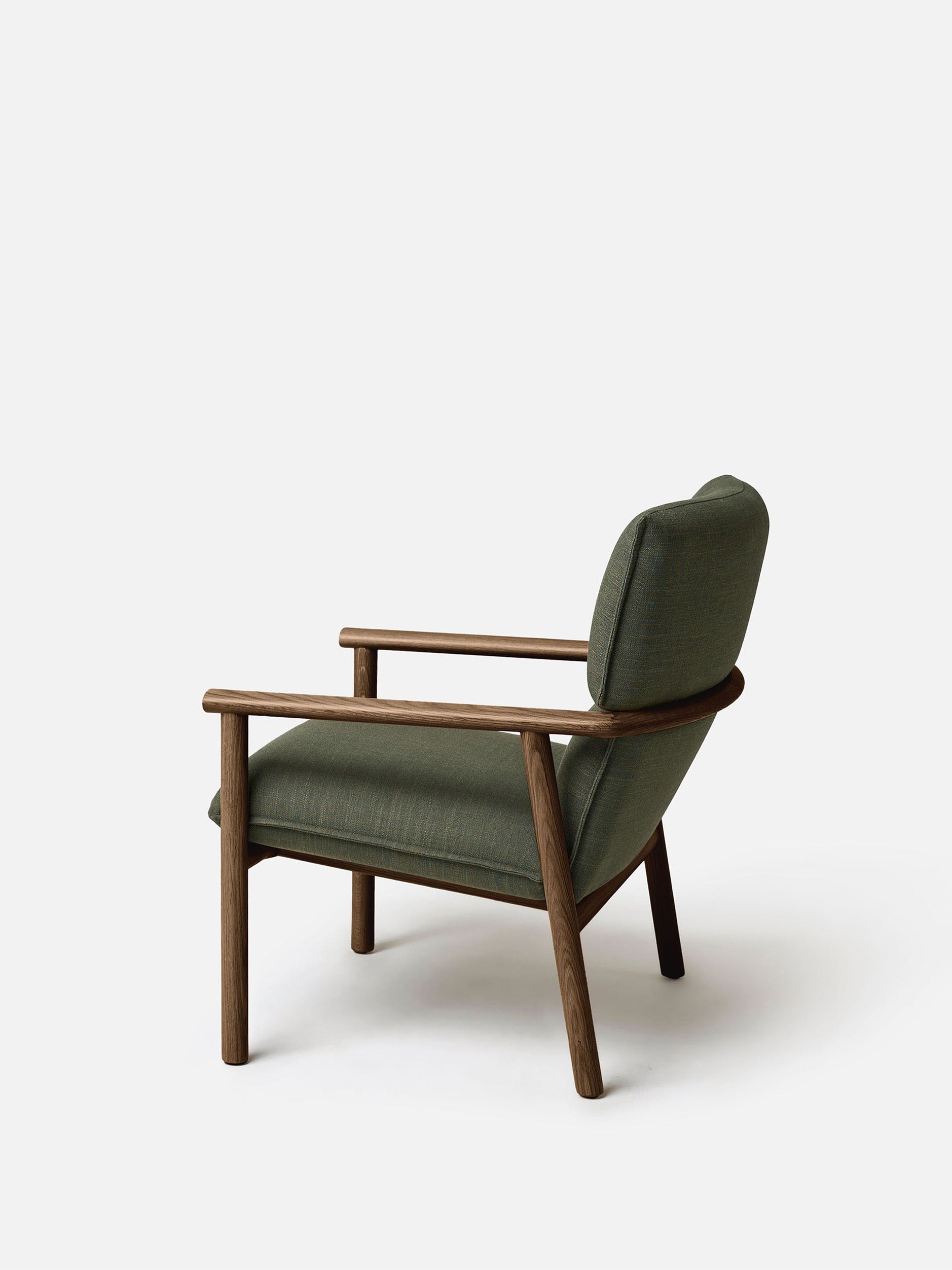 Label Armchair High Oak/Olive / High