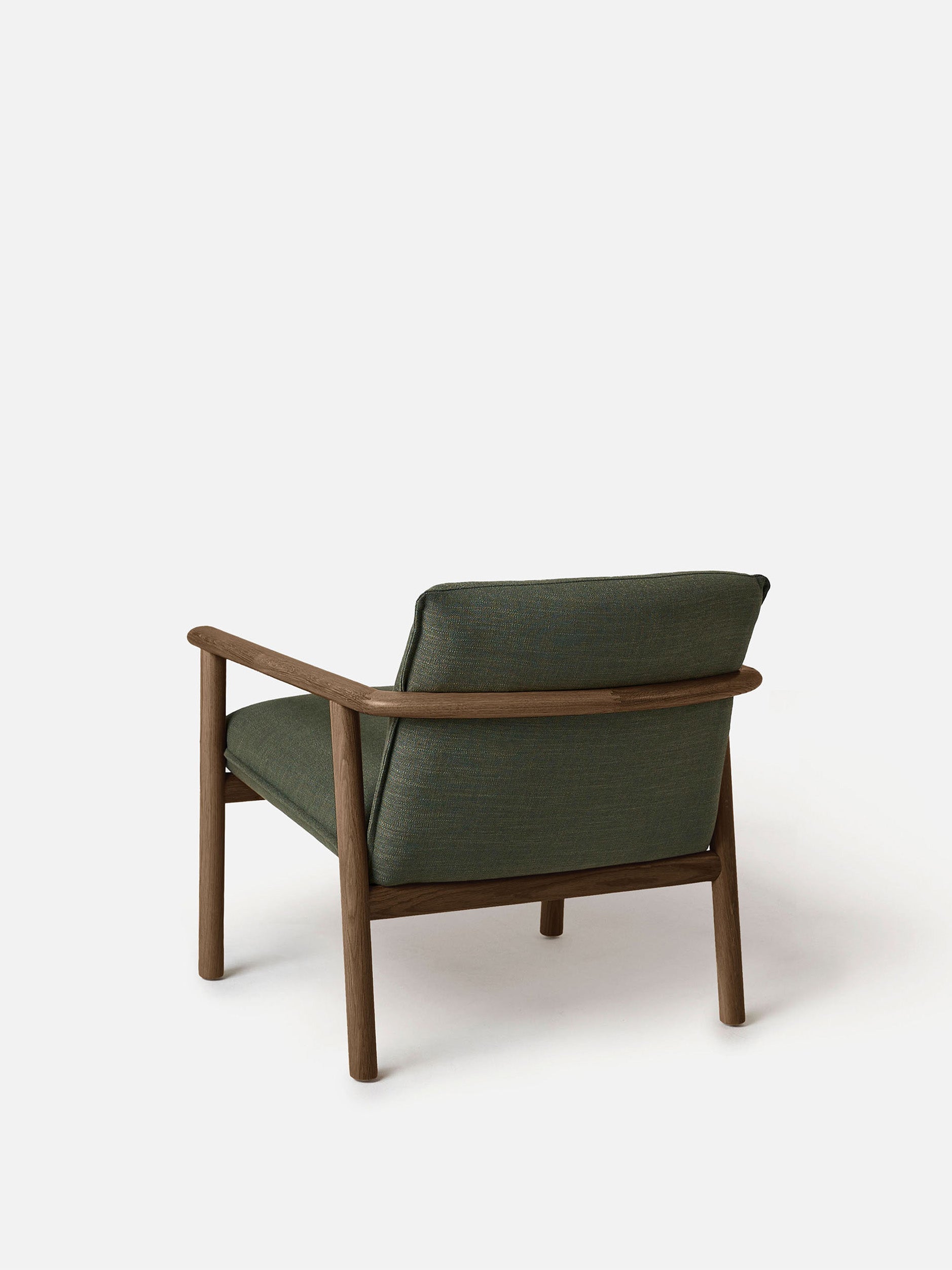 Label Armchair Low Oak/Olive / Low