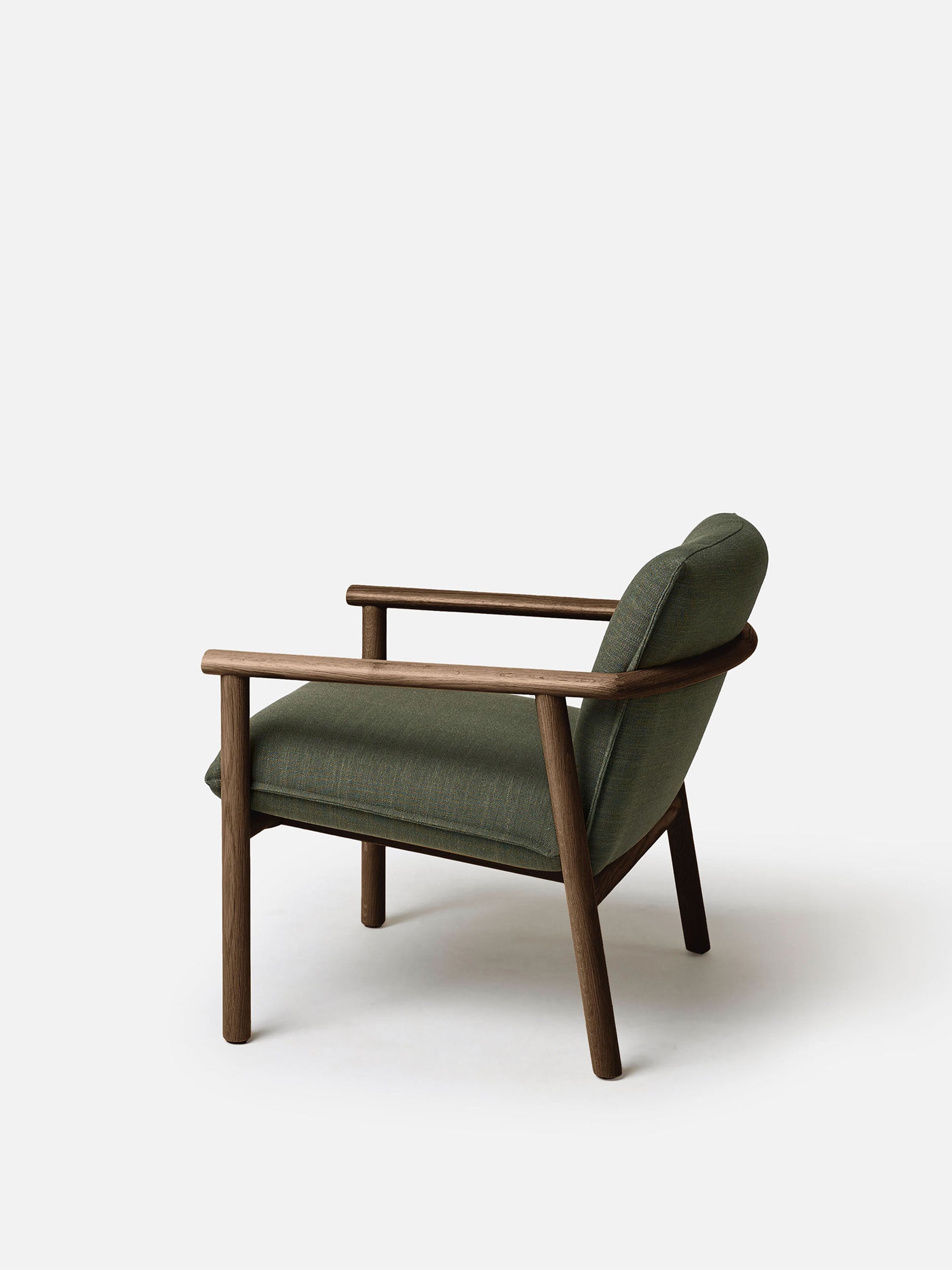 Label Armchair Low Oak/Olive / Low