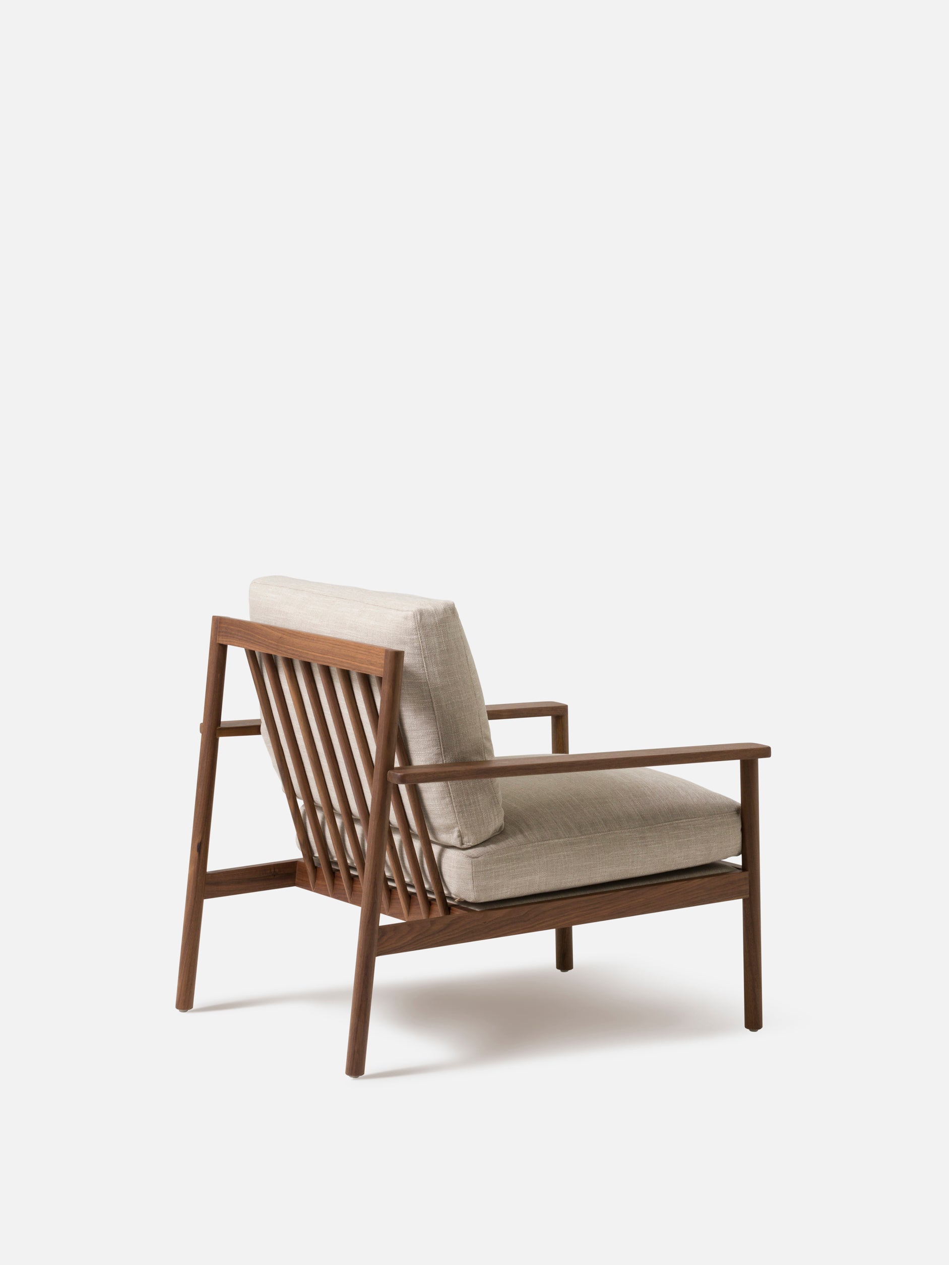 Daily Armchair Walnut/Stof Flax #10 Beige / One Size