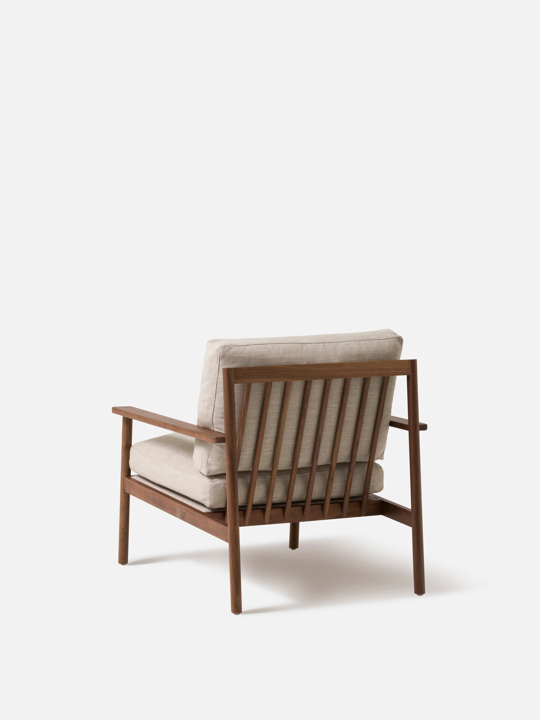 Daily Armchair Walnut/Stof Flax #10 Beige / One Size