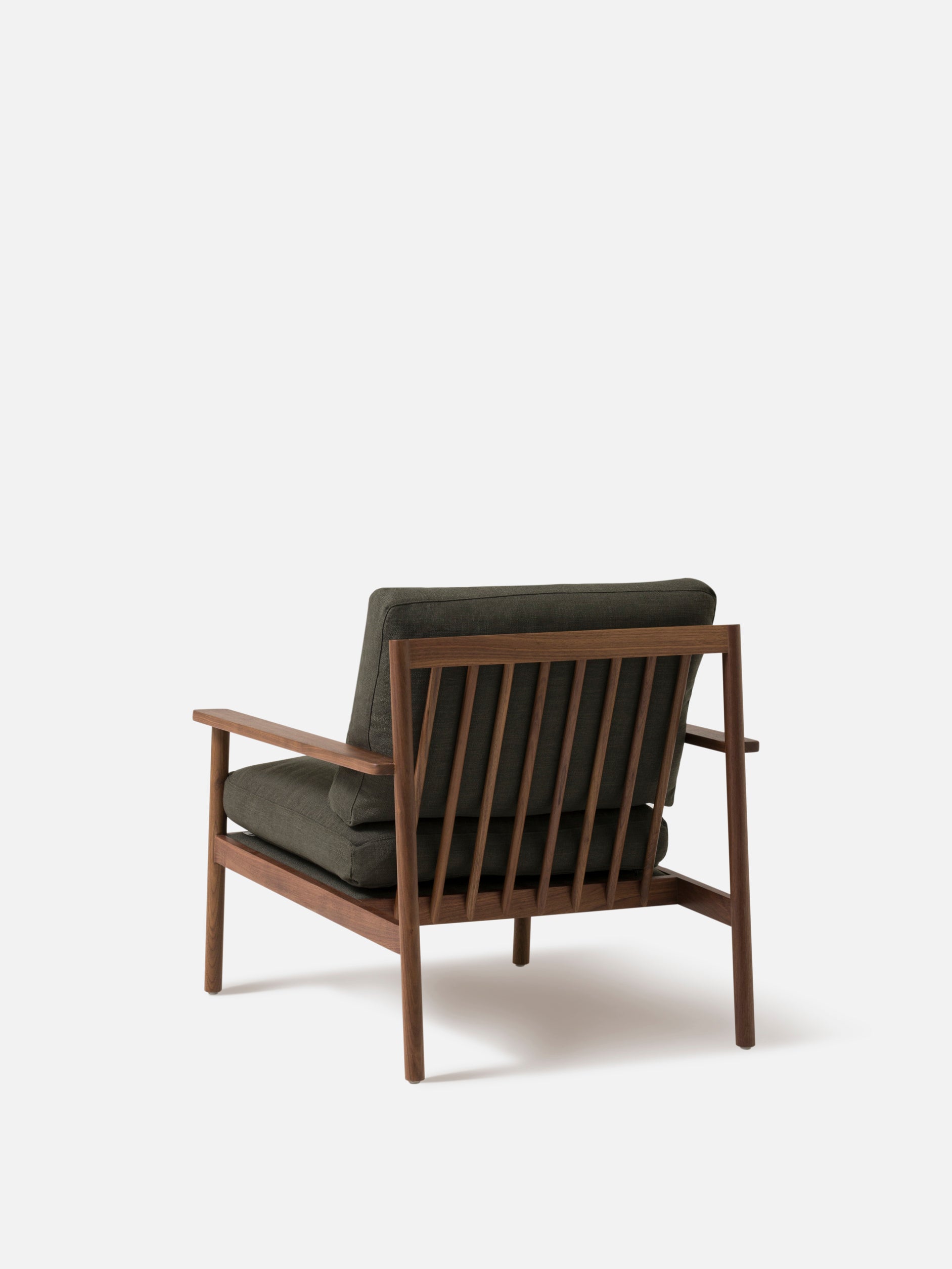 Daily Armchair Walnut/Stof Flax #45 Olive / One Size