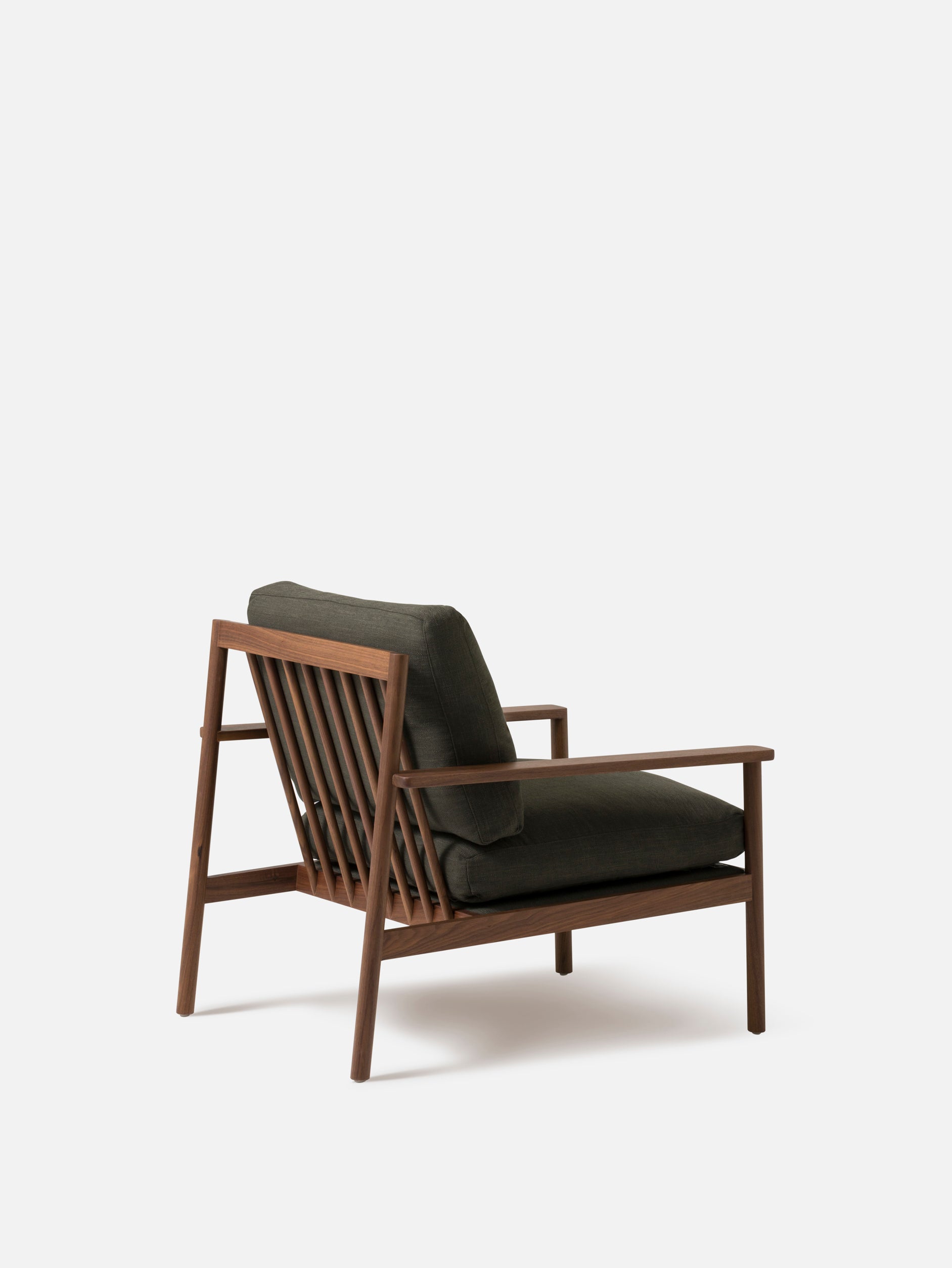 Daily Armchair Walnut/Stof Flax #45 Olive / One Size