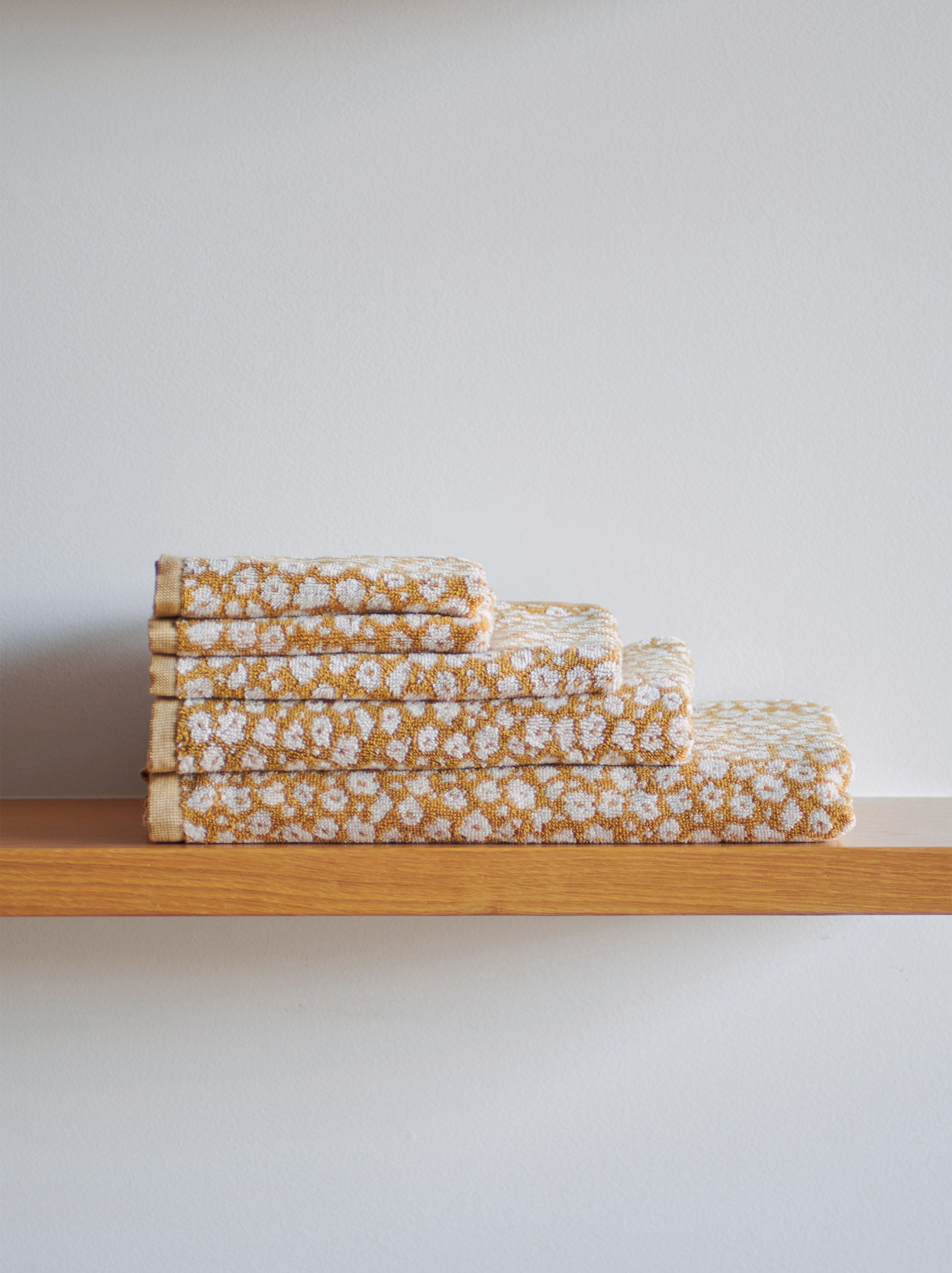 Forget Me Not Cotton Bath Towel Citron / Bath Towel