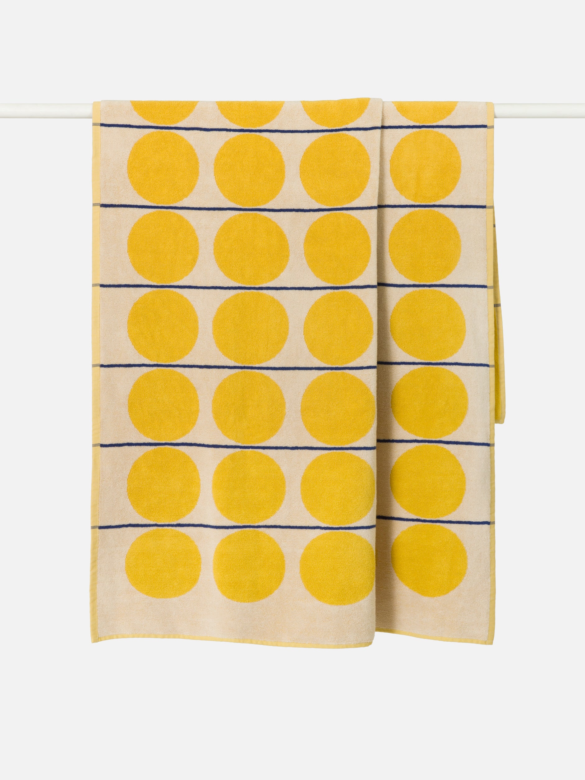 Abacus Beach Towel Daffodil/Cream / 100x180cm