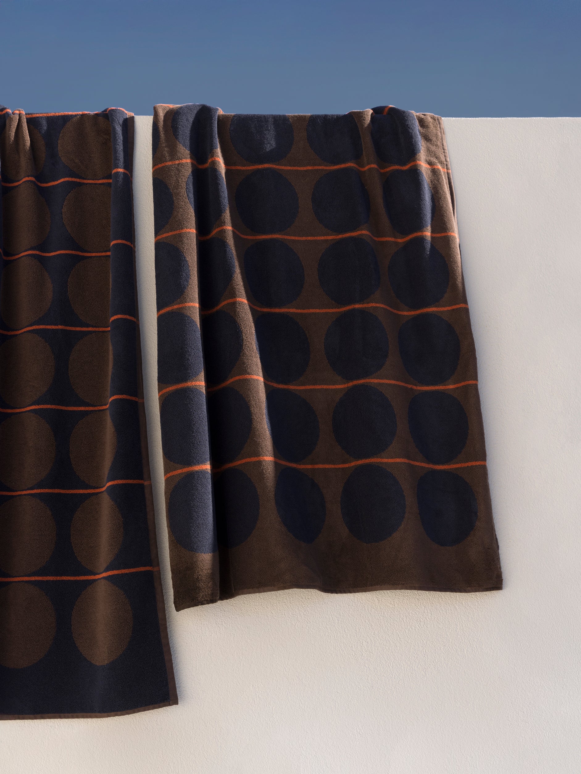 Abacus Beach Towel Rye/Tamarillo / 100x180cm