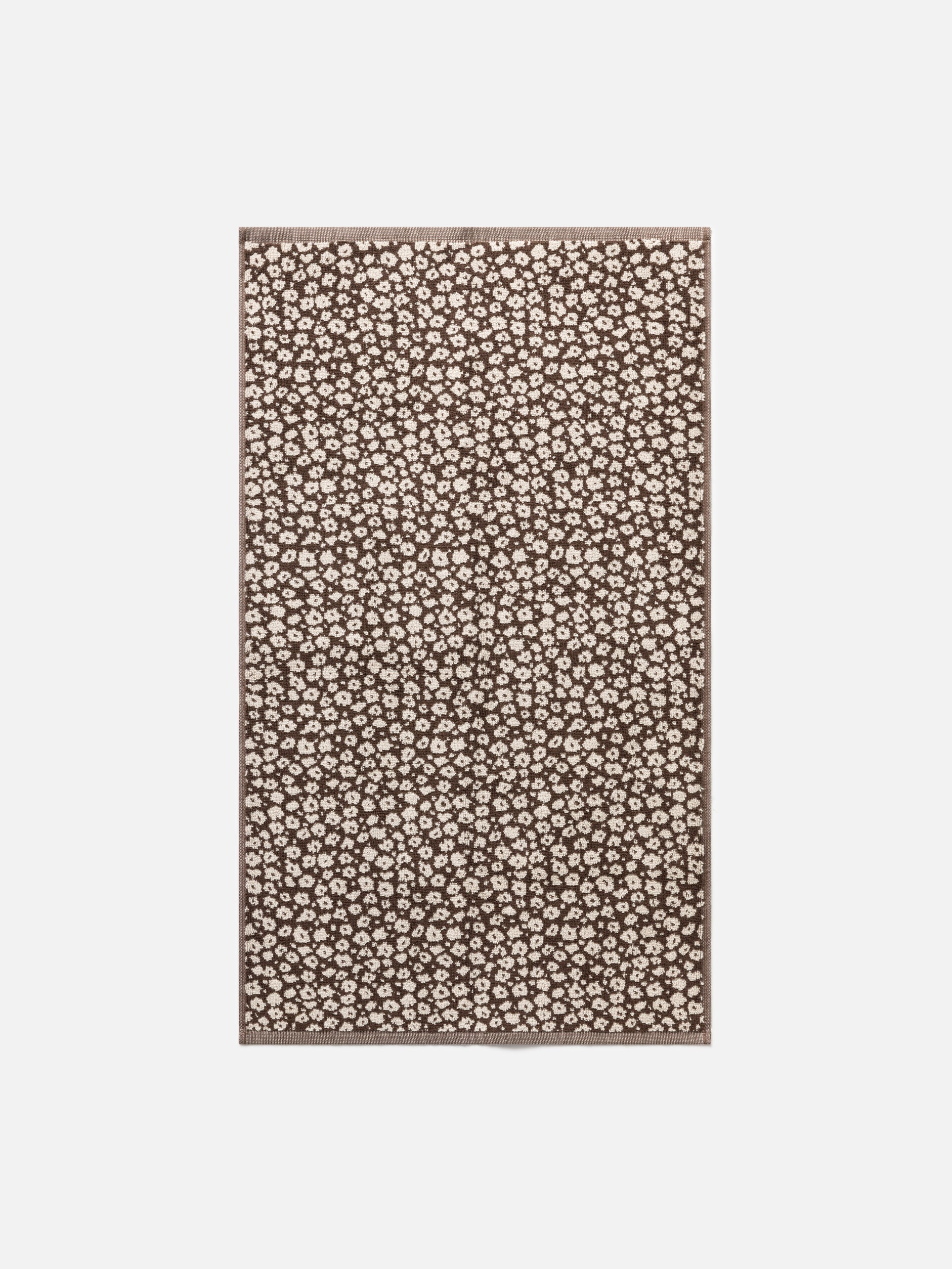 Forget Me Not Cotton Bath Towel Range Rye/Oat / Bath Mat