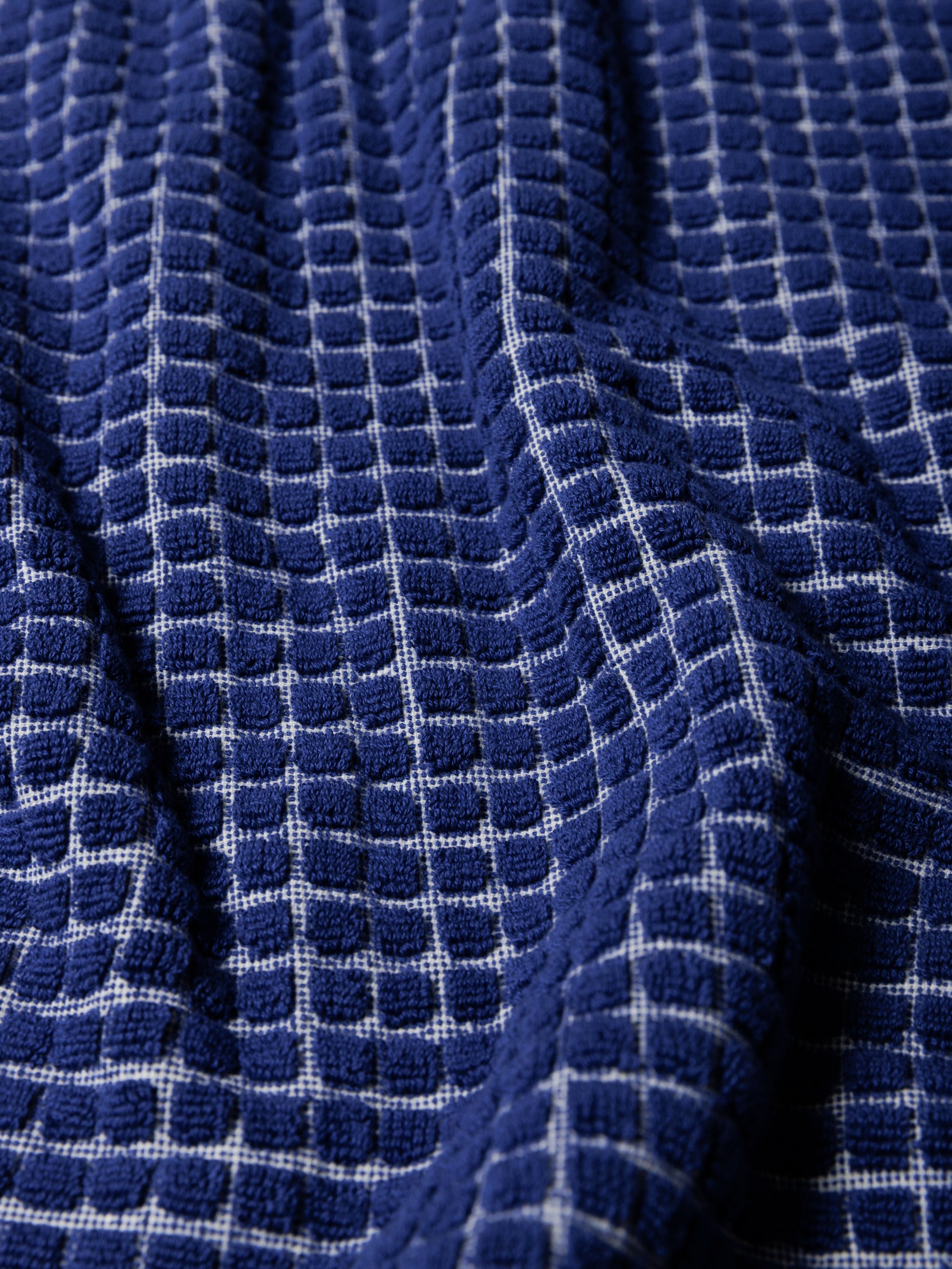 Nero Cotton Towel Range Cobalt/Cream / Bath Mat