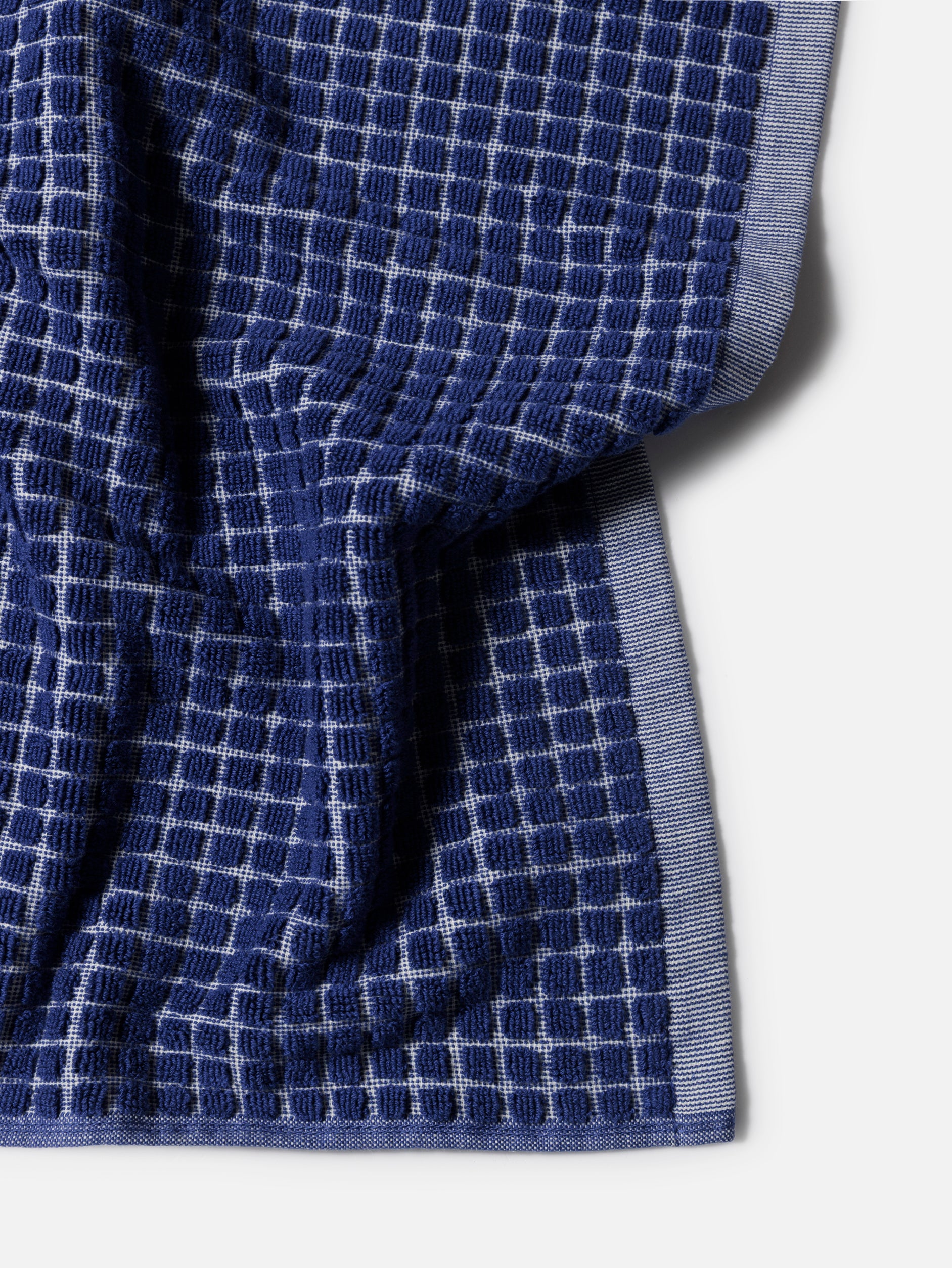 Nero Cotton Towel Range Cobalt/Cream / Bath Mat
