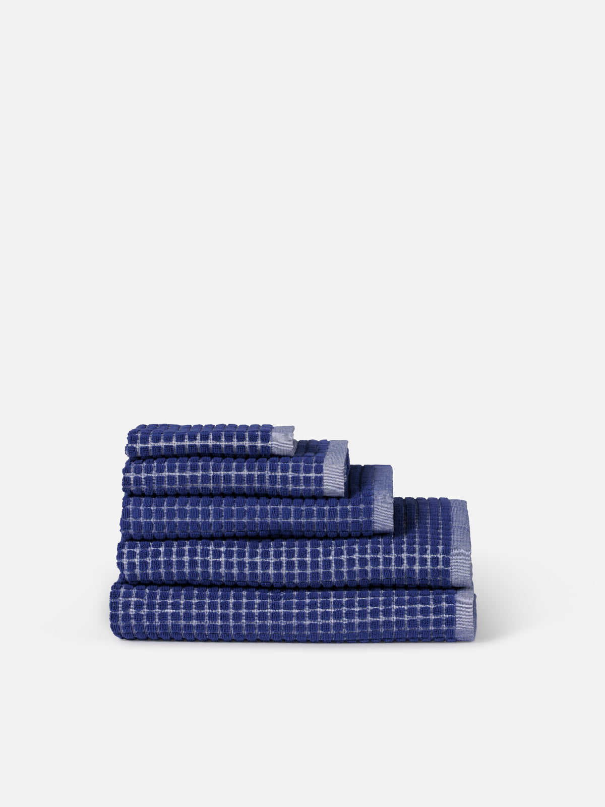 Nero Cotton Towel Range Cobalt/Cream / Bath Towel