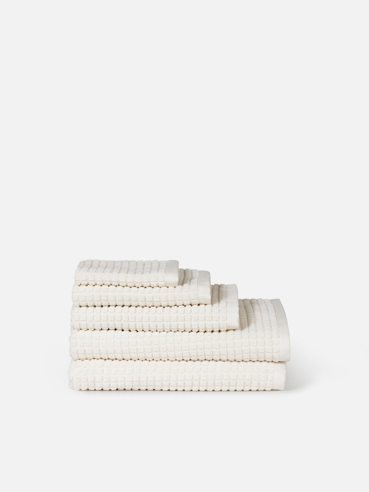 Nero Cotton Towel Range Cream / Bath Mat