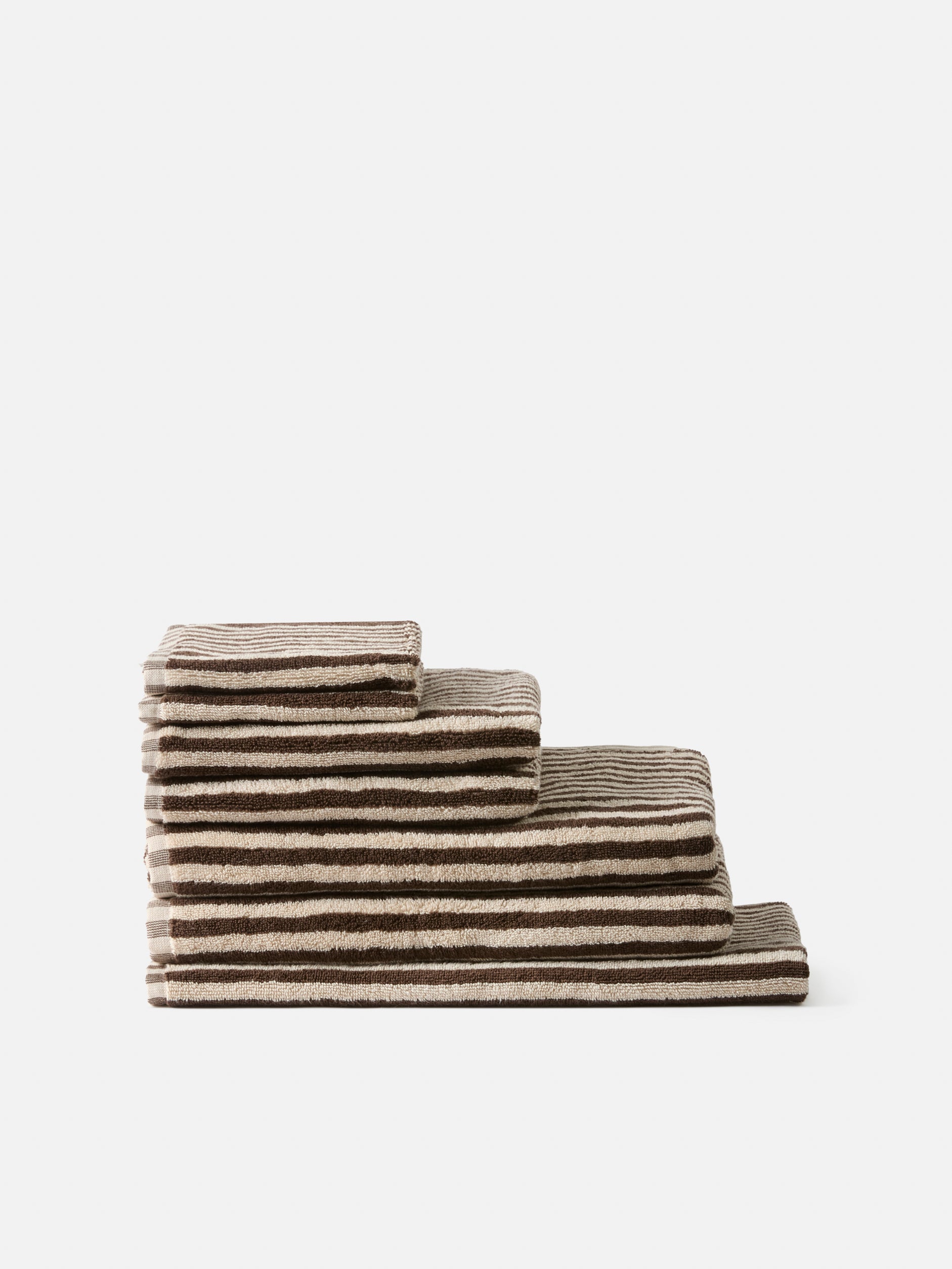 Wide Stripe Cotton Towel Bundle None / None
