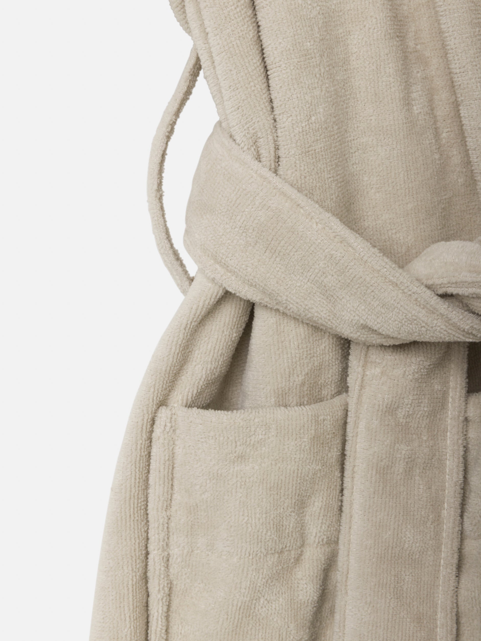 Velour Cotton Robe Oat / Medium