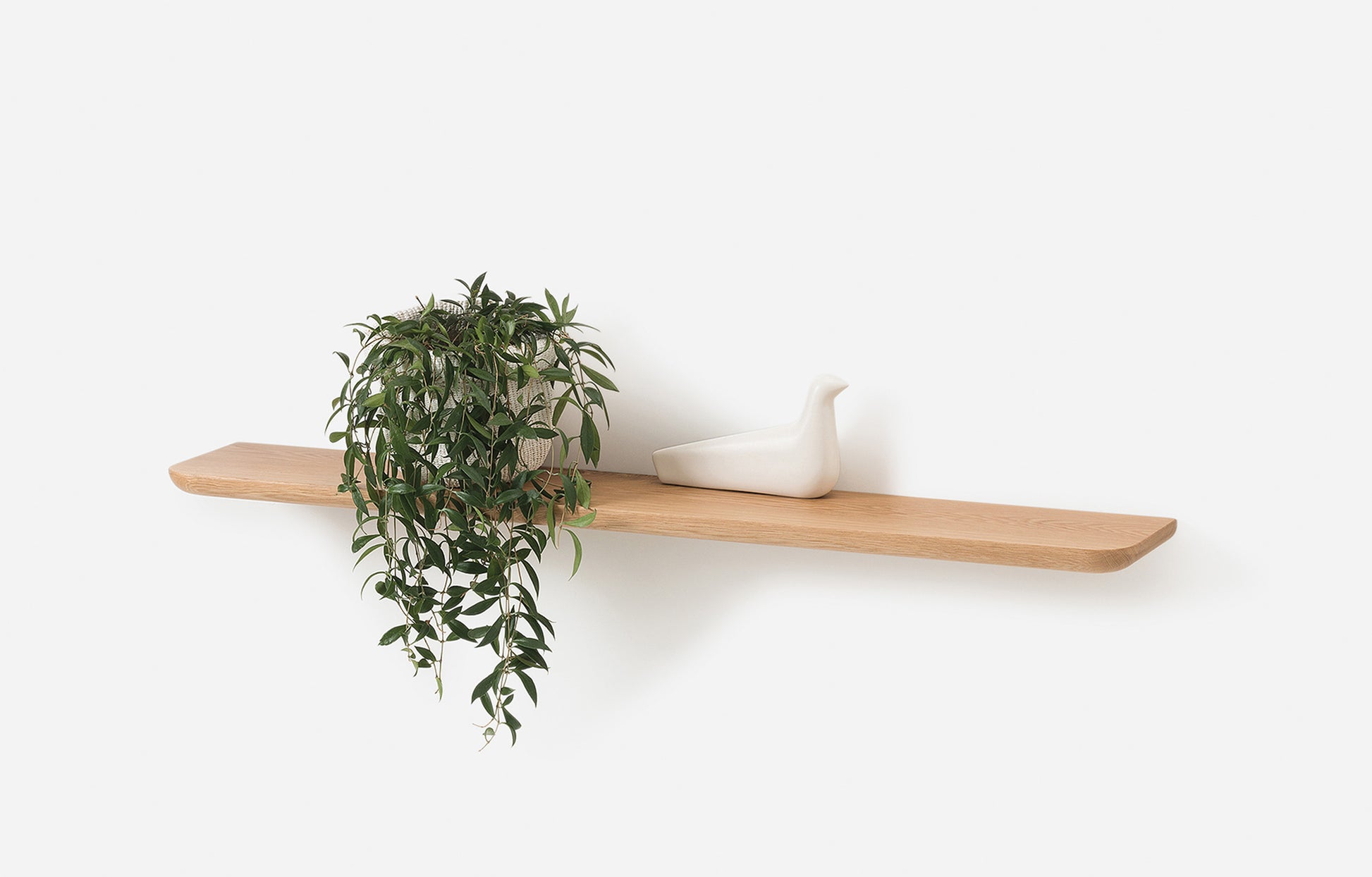 Radial Floating Shelf Natural Oak / XX-Large
