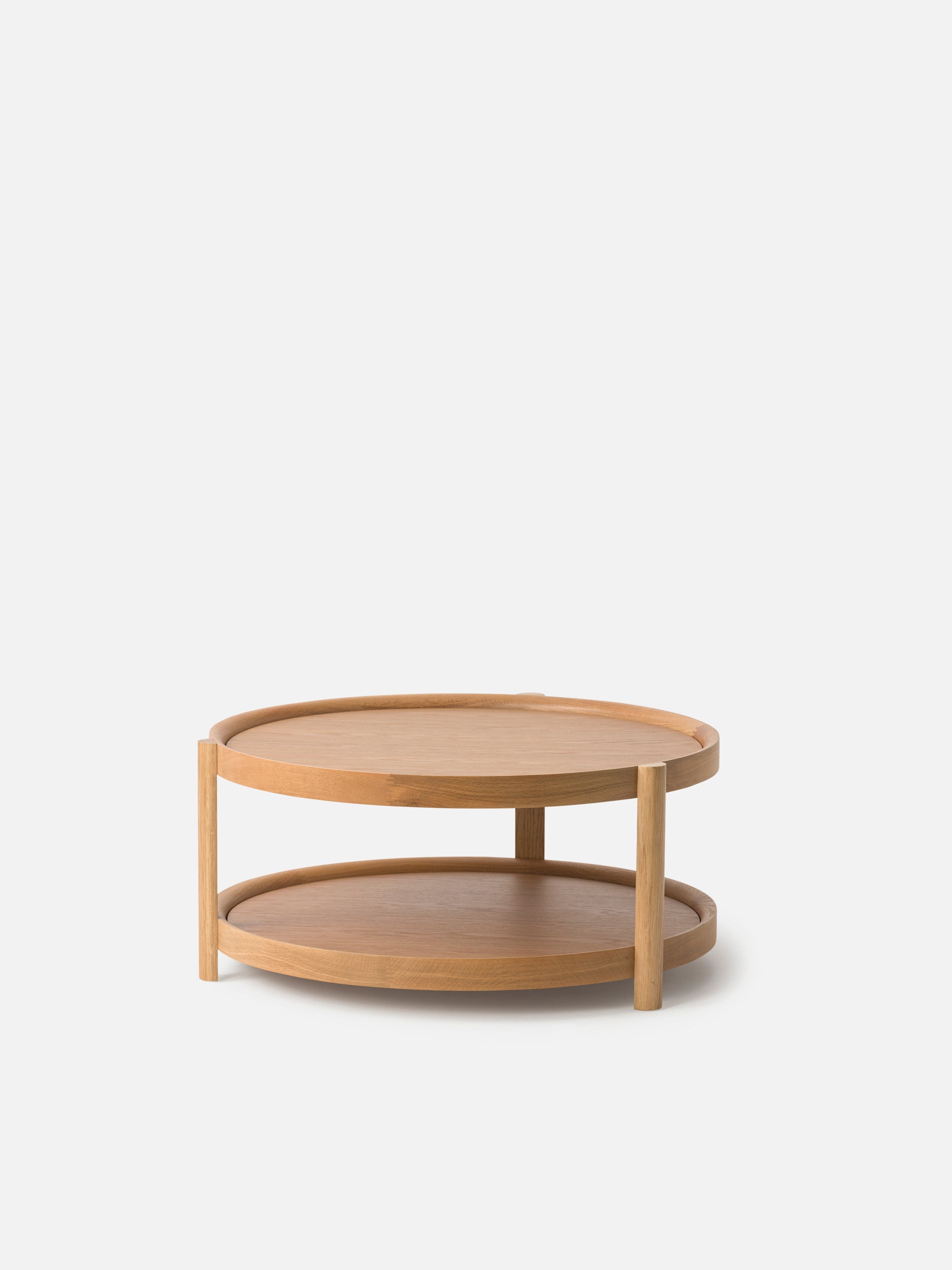 Column Coffee Table Oak/Plywood / One Size