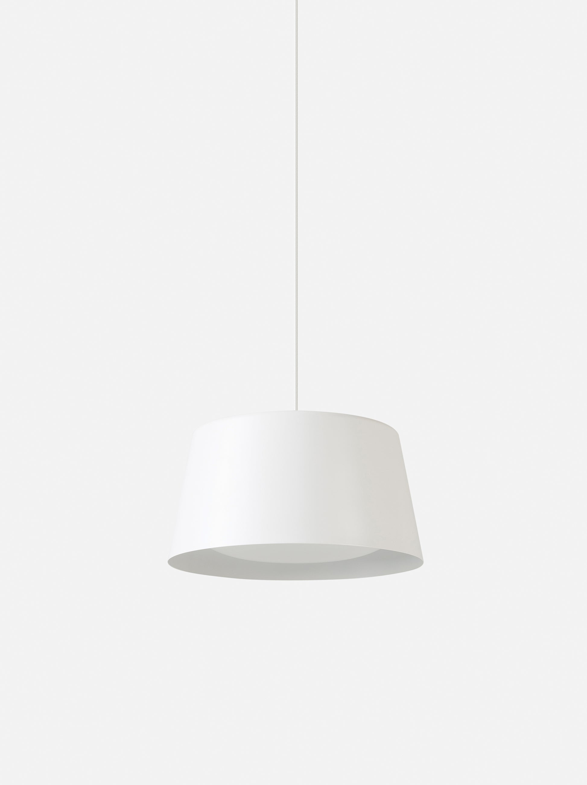 Ellipse Pendant Tall White / Large