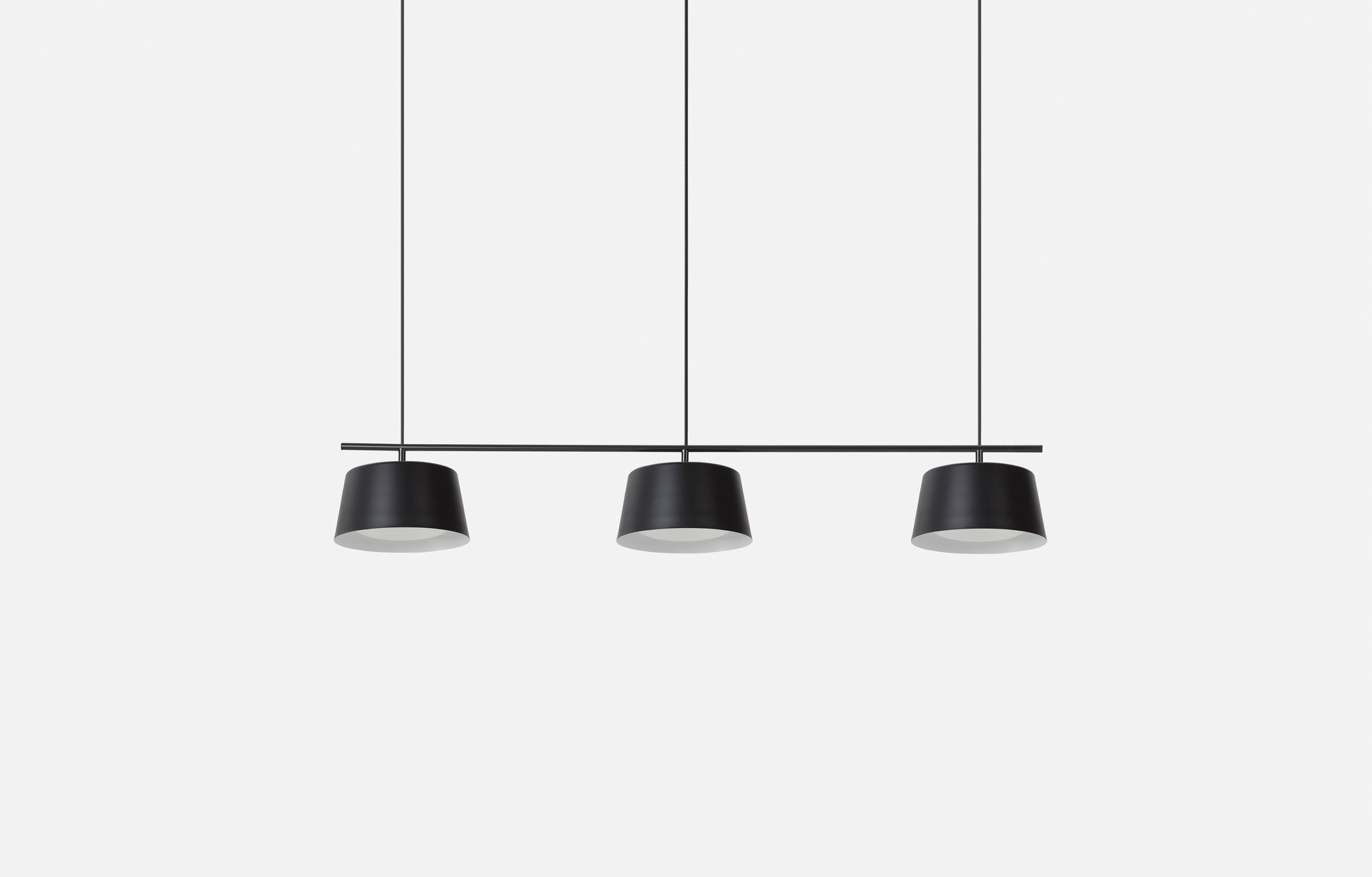 Ellipse Pendant Connection Bar Black / Small