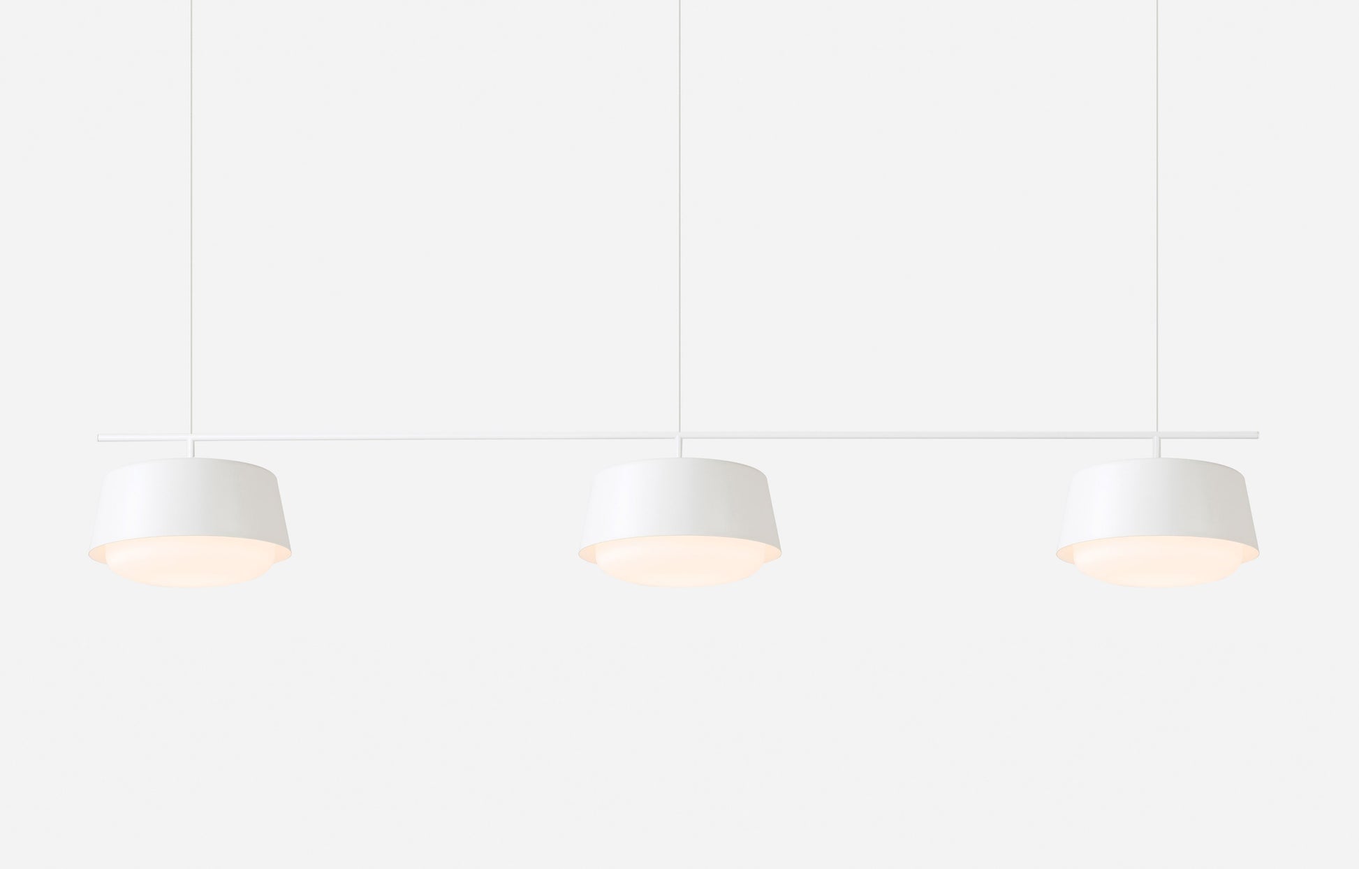 Ellipse Pendant Connection Bar White / Large